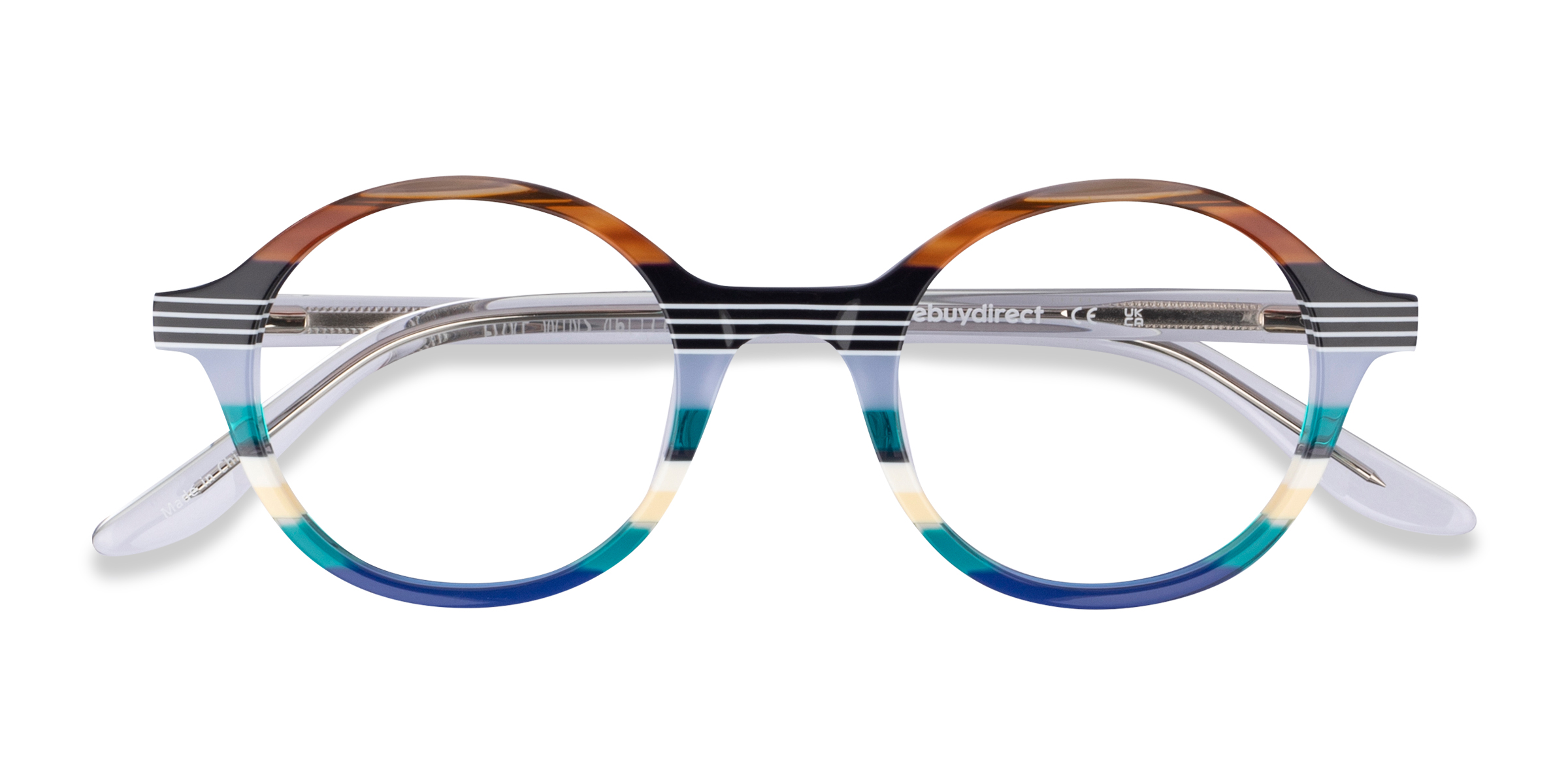 Striped Multicolor Love Wins -  Acétate Lunettes de vue