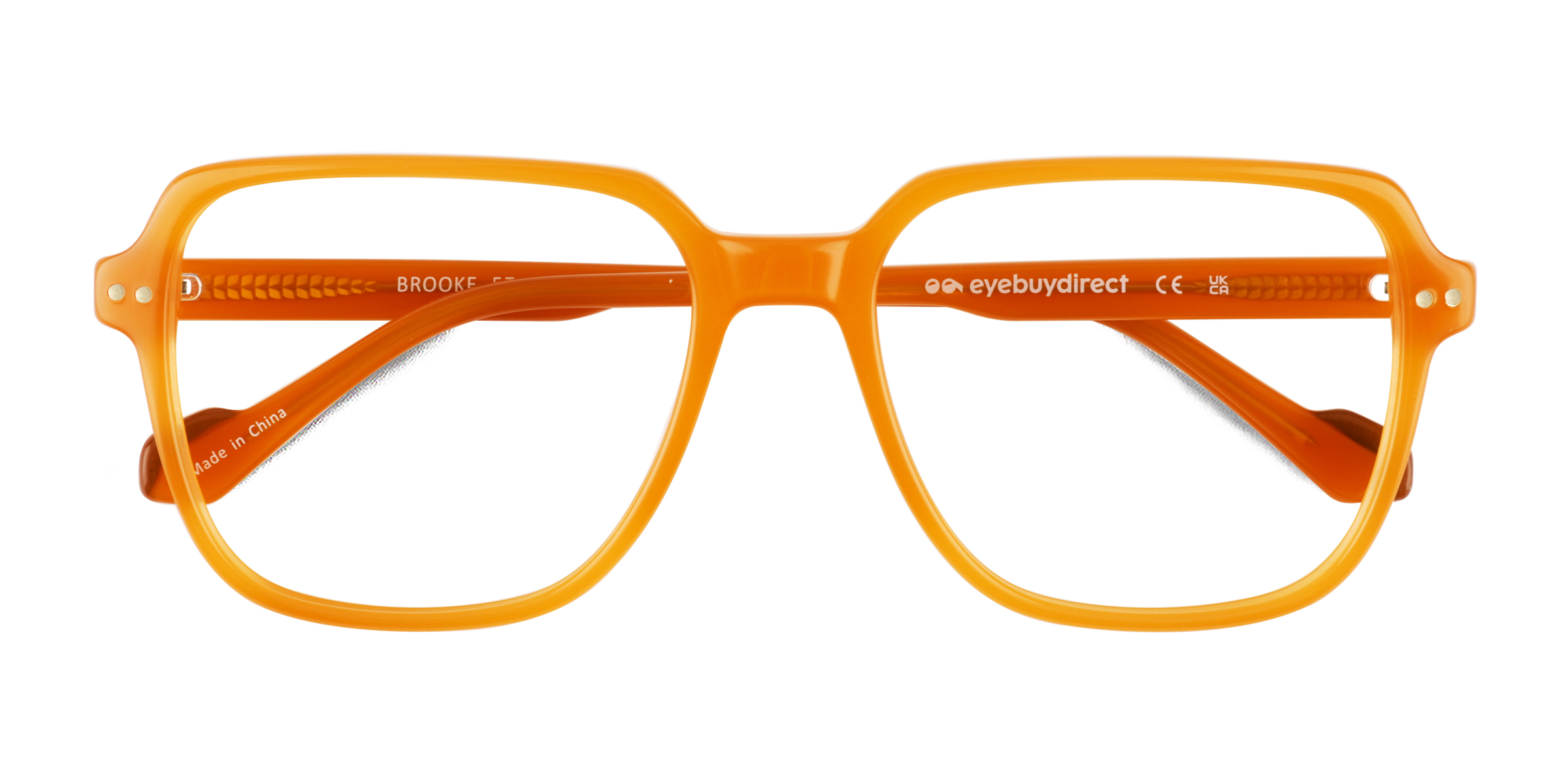 Orange Brooke -  Acetate Eyeglasses