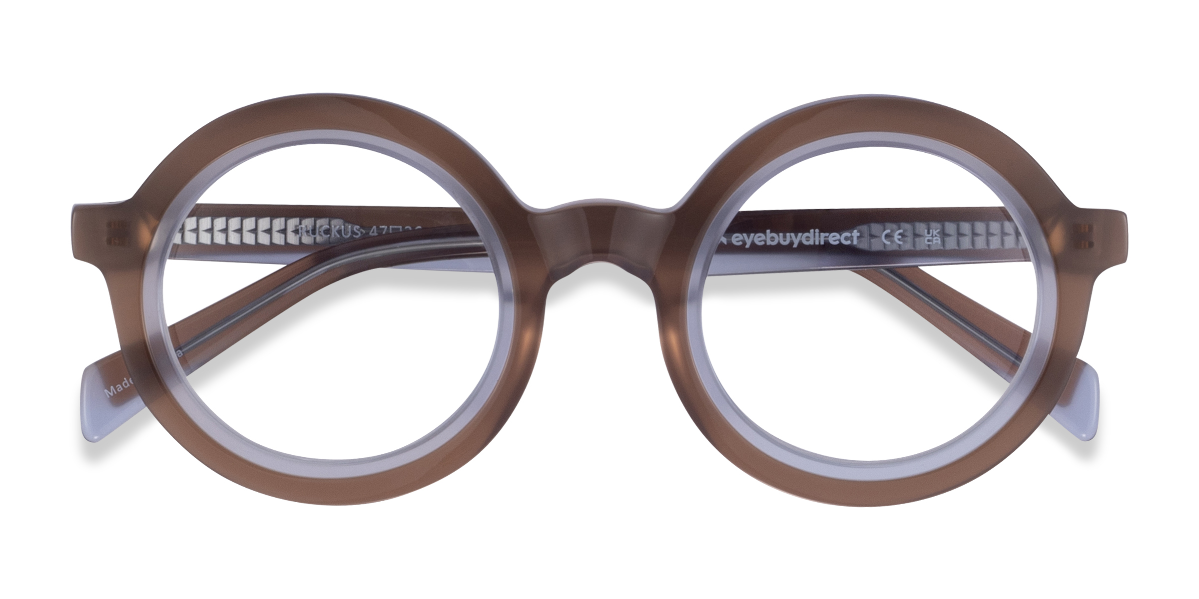 Clear Brown Ruckus -  Acétate Lunettes de vue