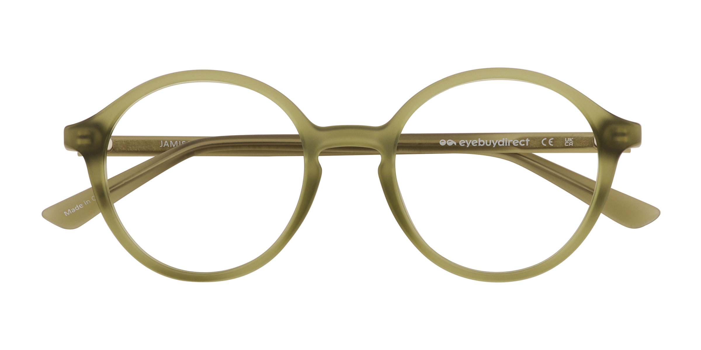 Matte Clear Green  Jamison -  Plastic Eyeglasses