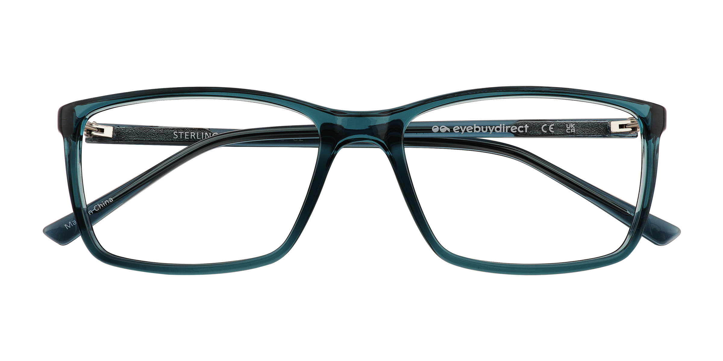 Shiny Clear Green  Sterling -  Plastic Eyeglasses