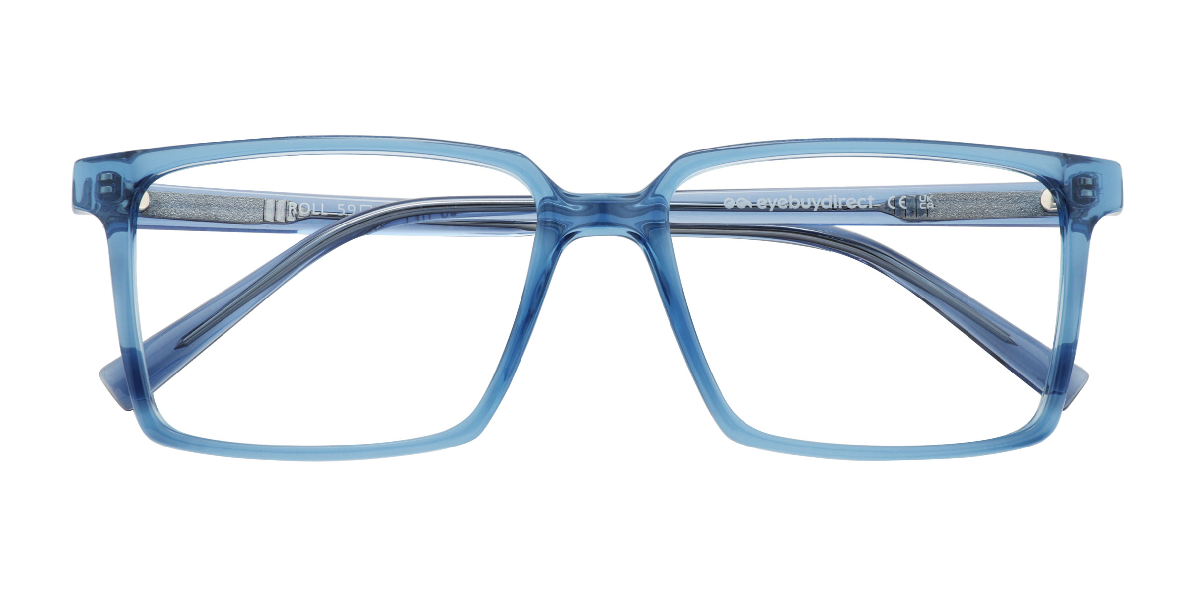 Bleu Roll -  Plastique Lunettes de vue