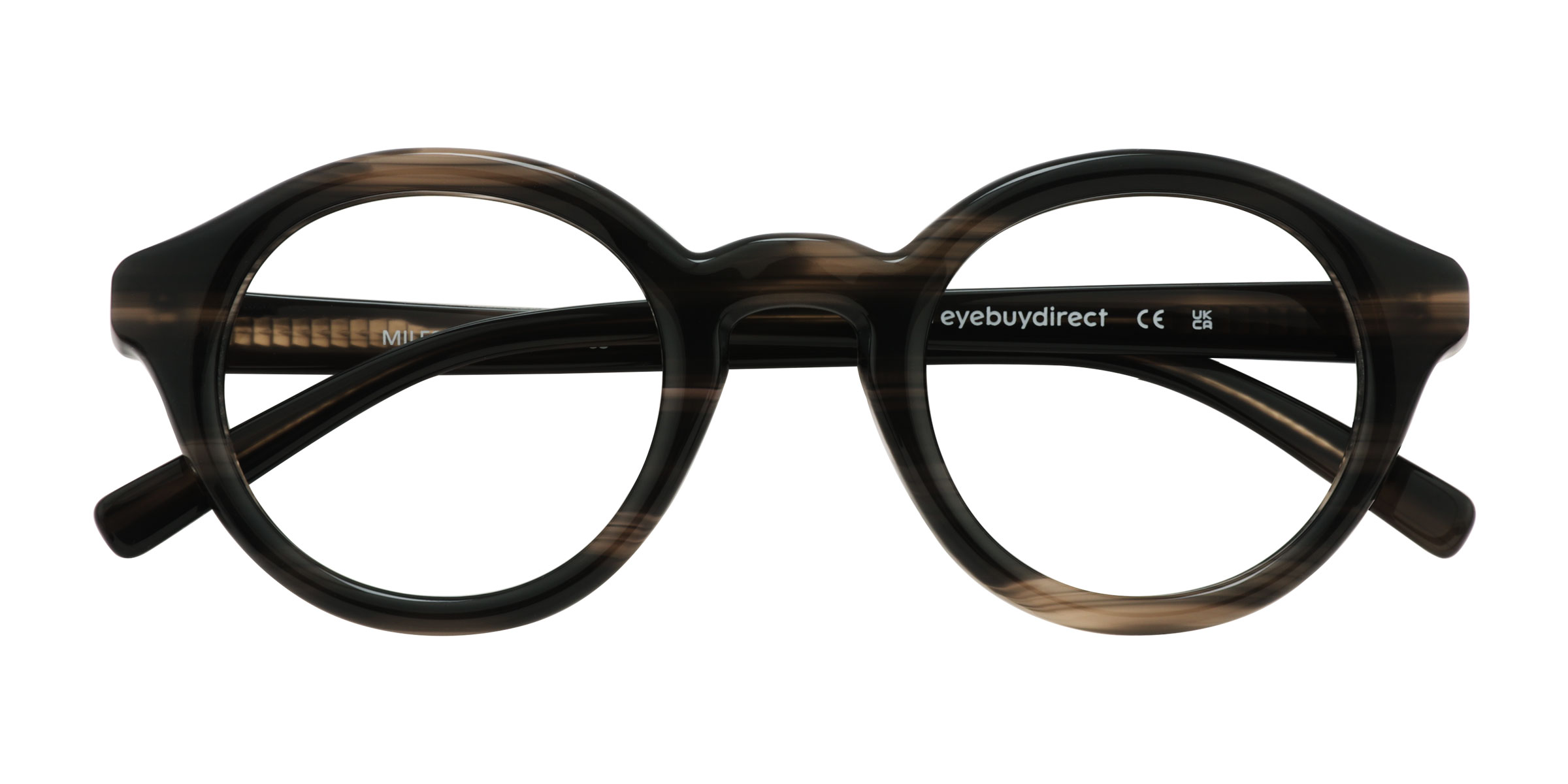 Striped Brown Miles -  Acétate Lunettes de vue