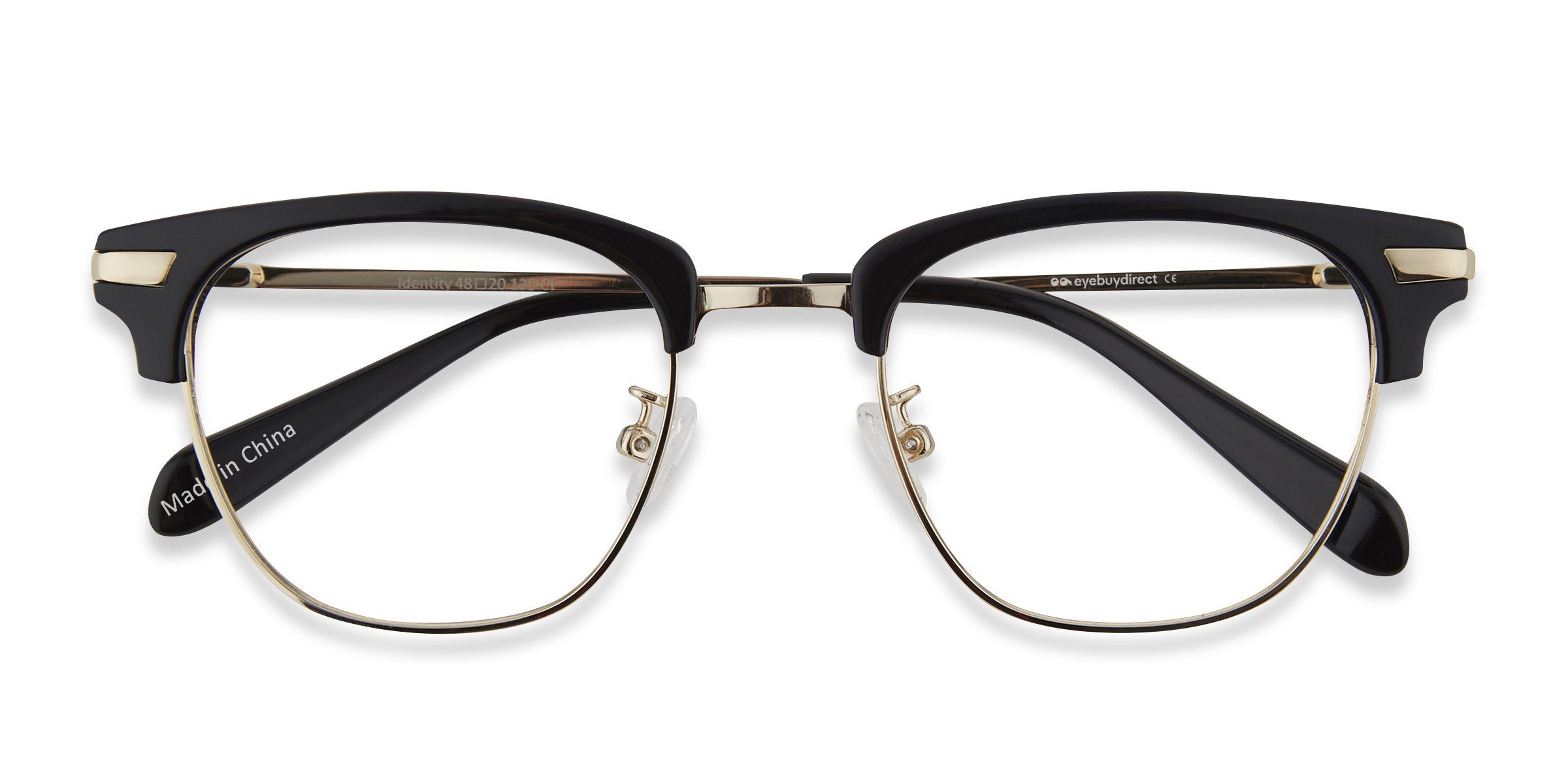 Black Identity -  Acetate-metal Eyeglasses