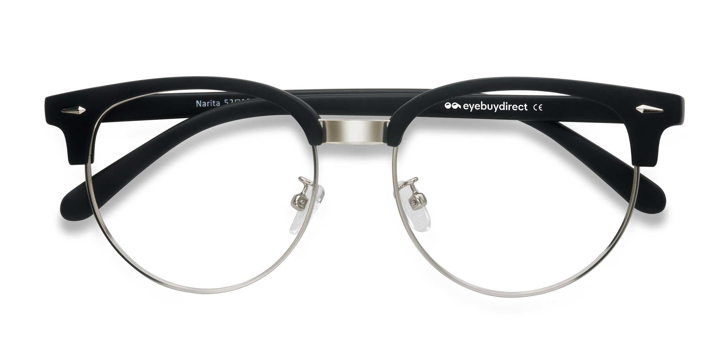 Matte Black Narita -  Plastic-metal Eyeglasses