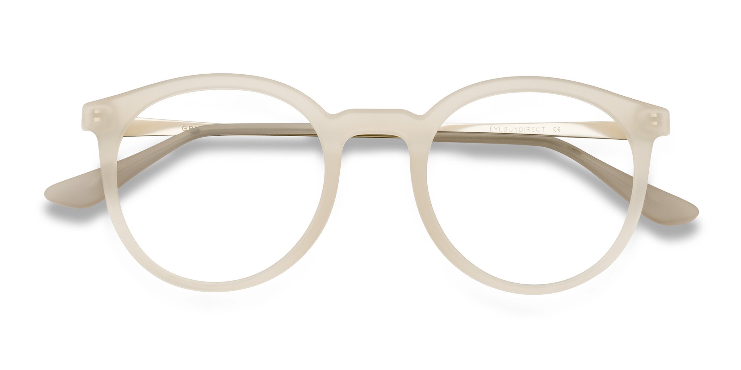 Matte Clear Grin -  Plastic-metal Eyeglasses