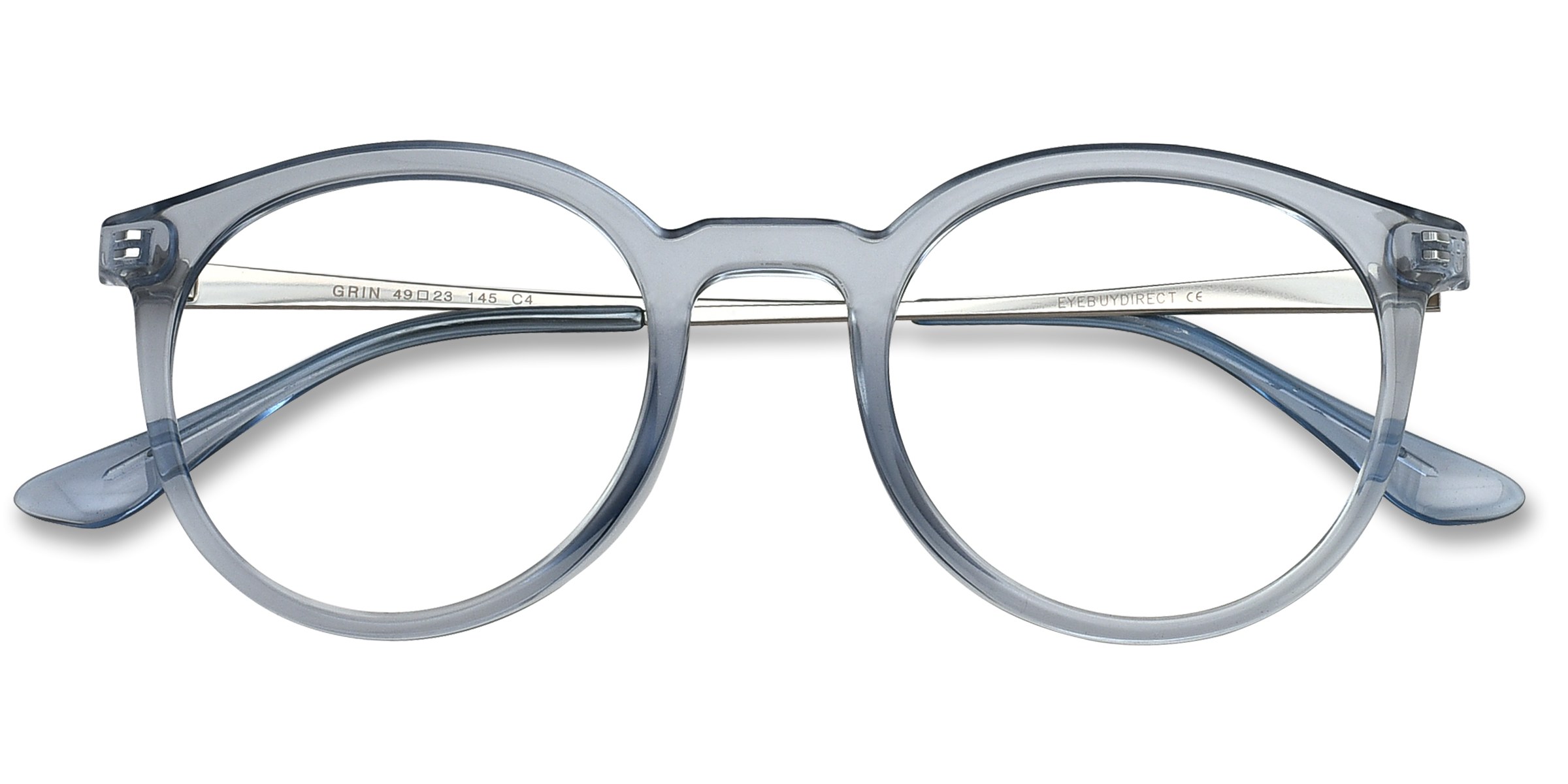 Clear Blue Grin -  Métal Lunettes de vue