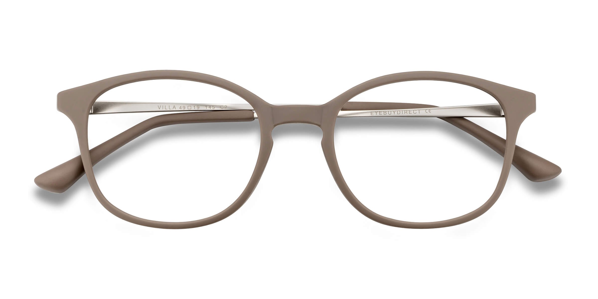 Taupe Villa -  Plastique Lunettes de vue