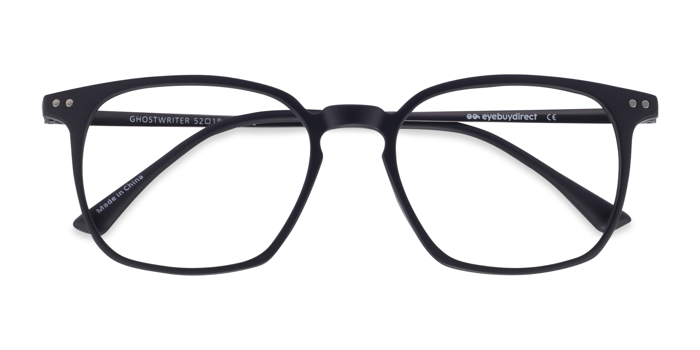 Matte Black Ghostwriter -  Plastic-metal Lunettes de vue