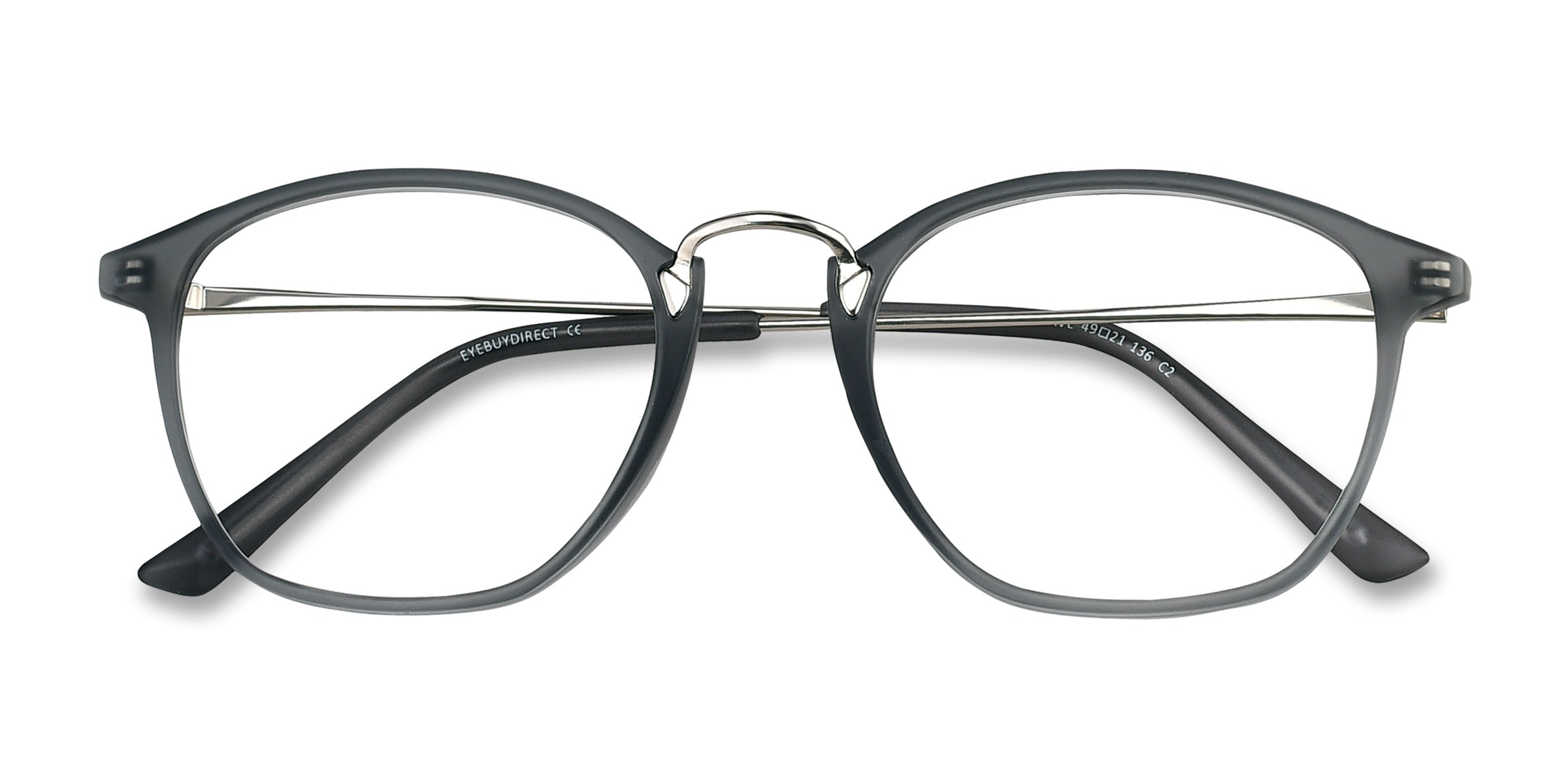 Matte Gray Crave -  Plastique Lunettes de vue