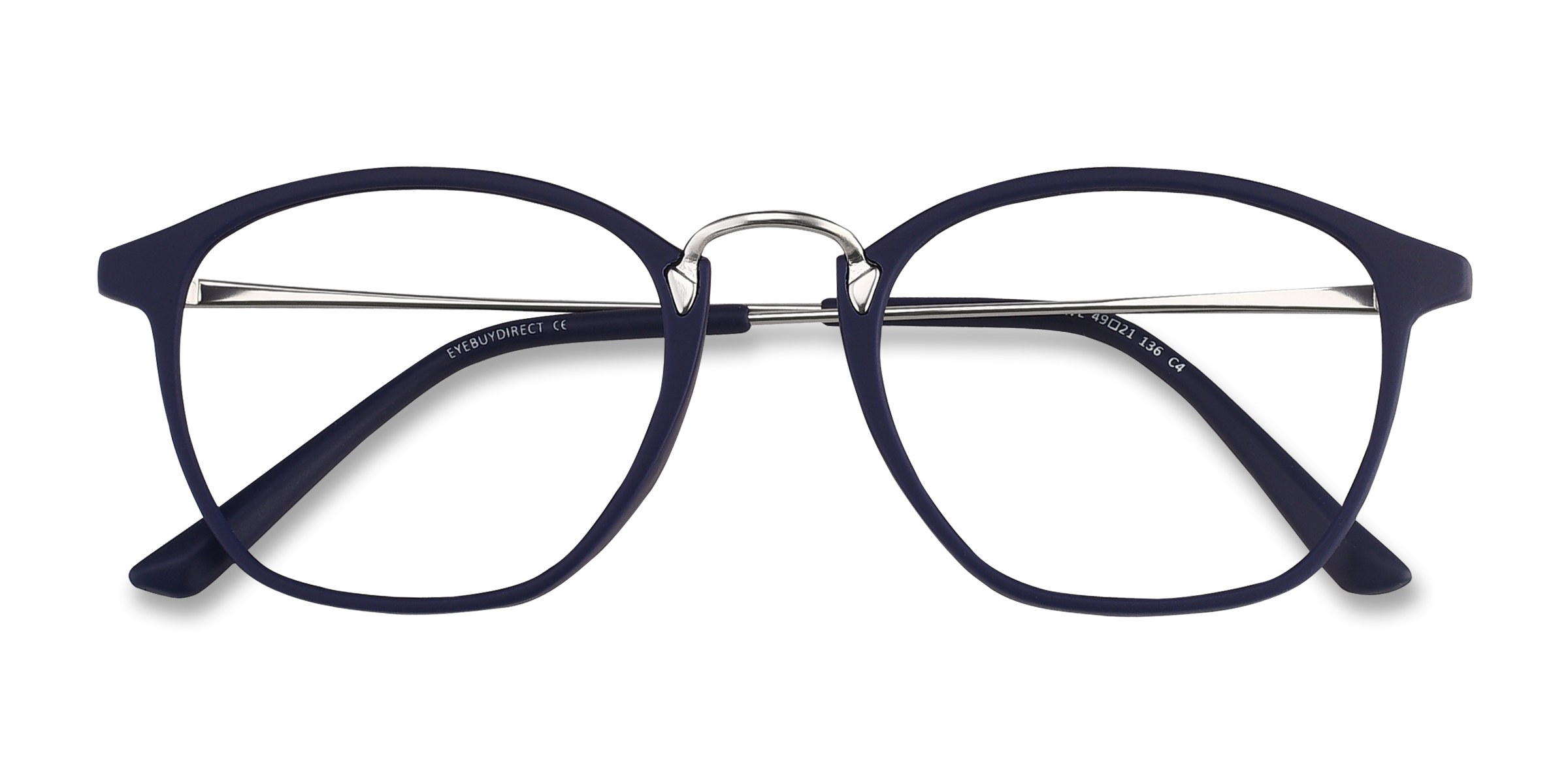 Matte Navy Crave -  Metal Eyeglasses