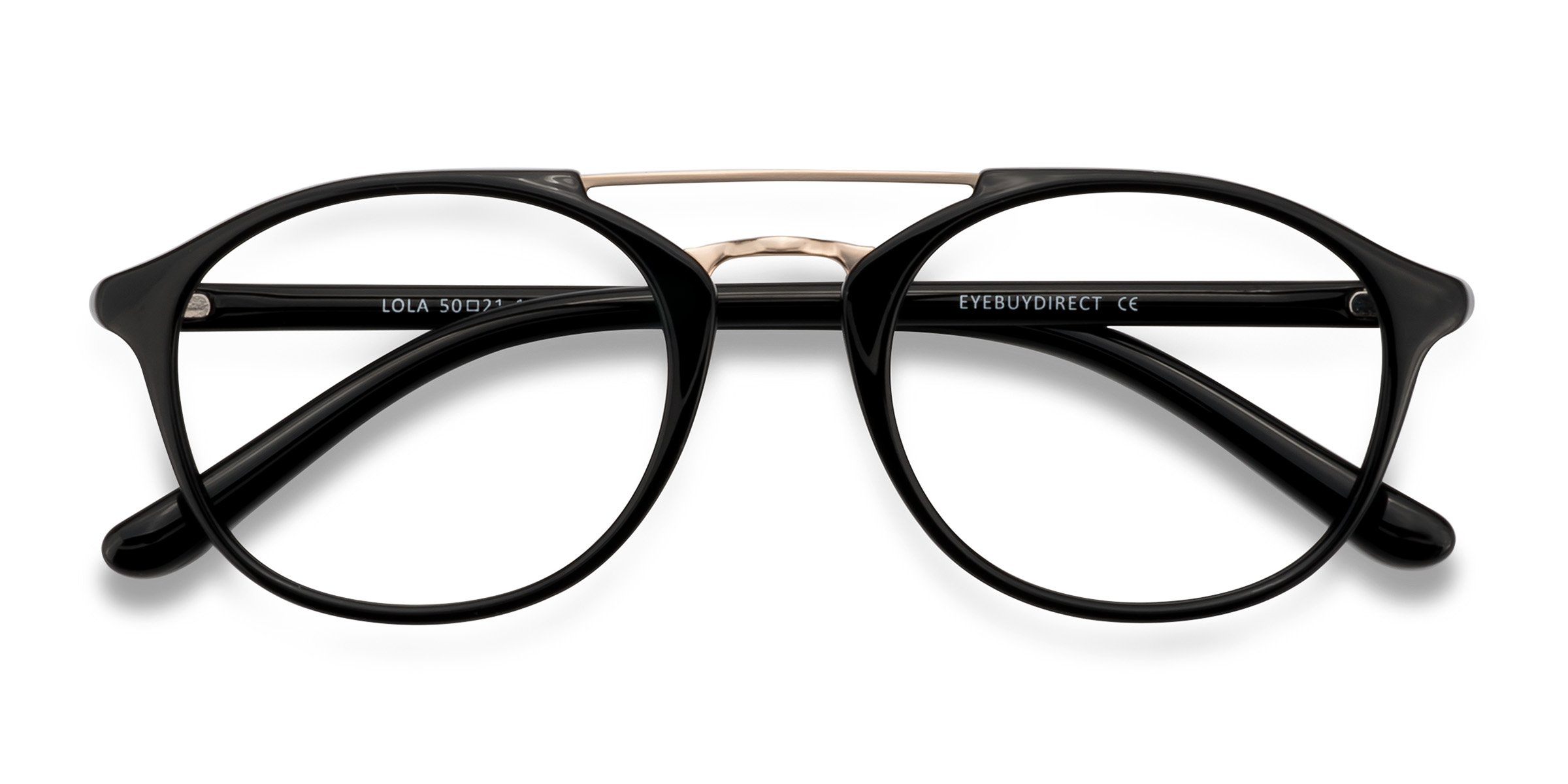 Black Lola -  Metal Eyeglasses