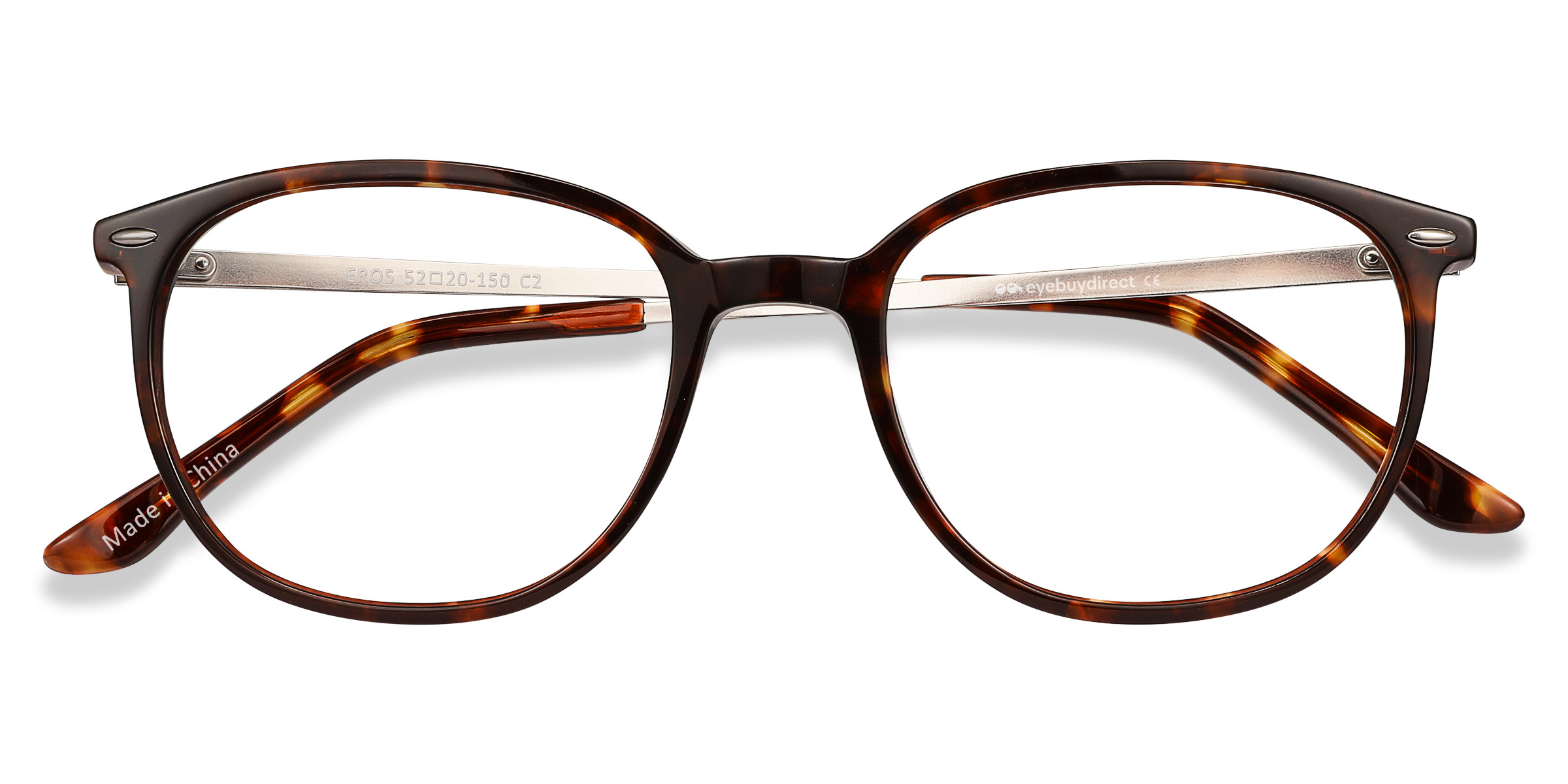 Tortoise Eros -  Acetate-metal Eyeglasses