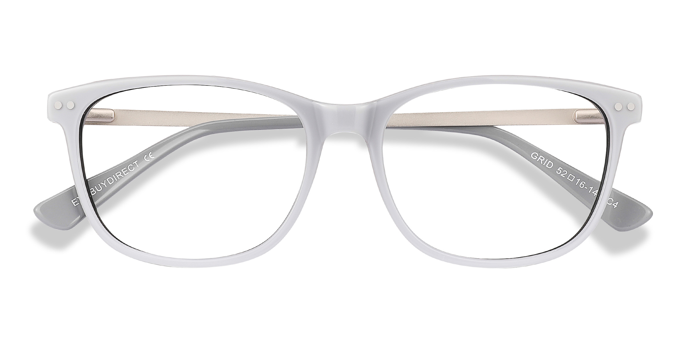 Gray Grid -  Acetate Eyeglasses
