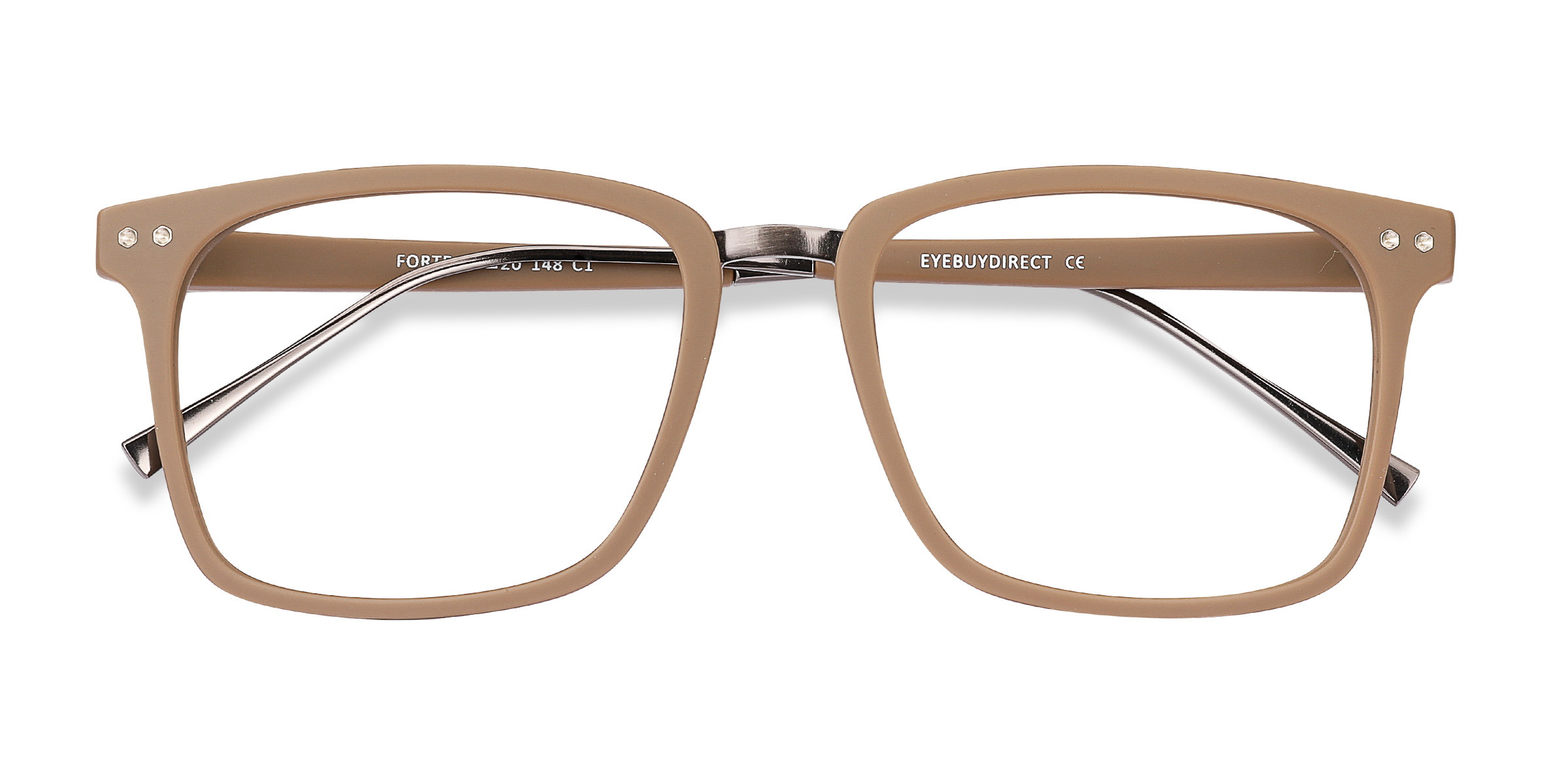 Brown Forte -  Plastic-metal Eyeglasses