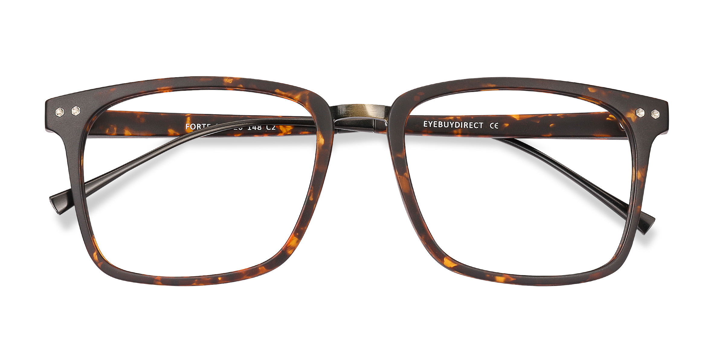 Tortoise Forte -  Plastic-metal Eyeglasses