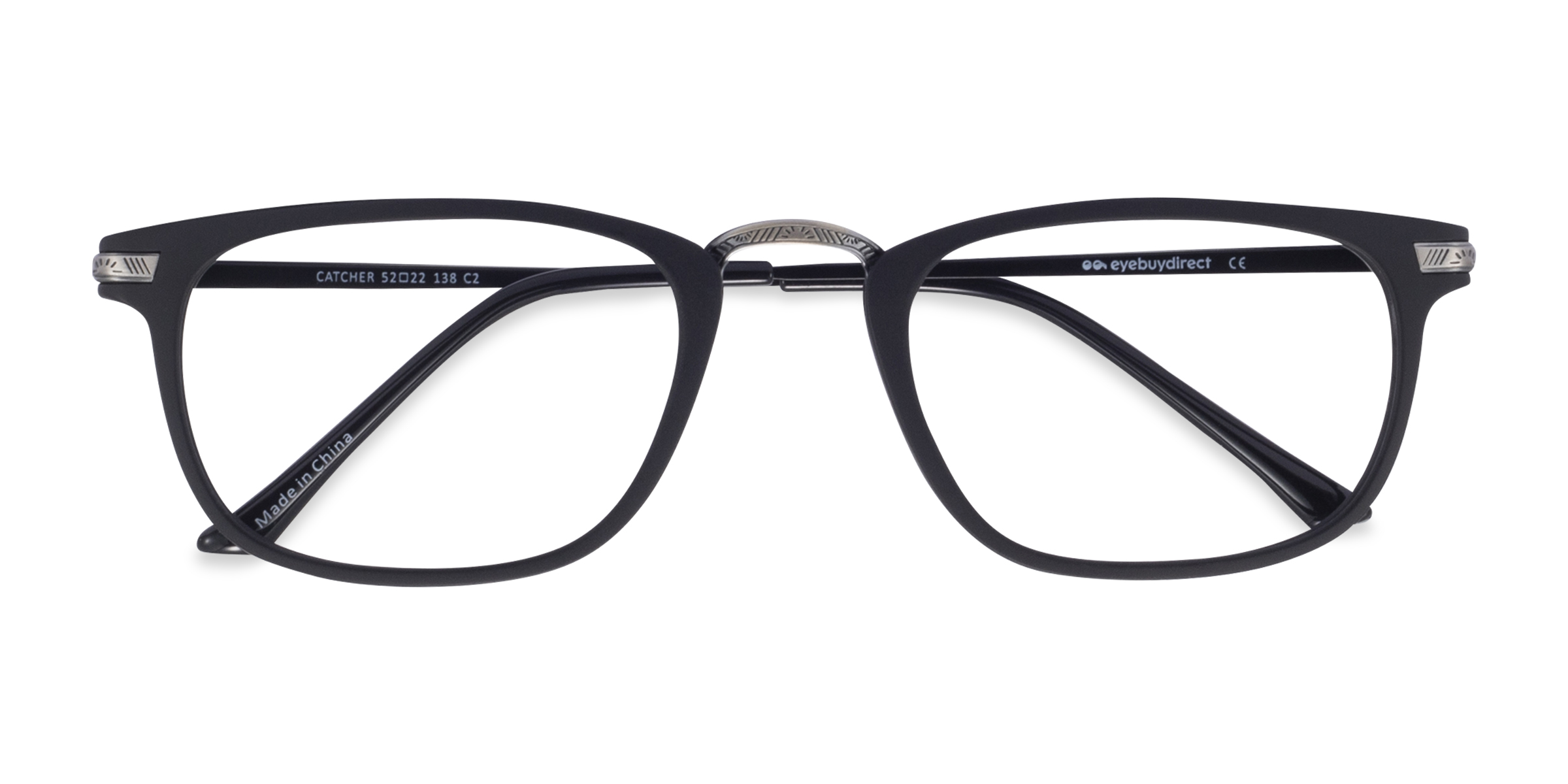 Black Catcher -  Plastic-metal Eyeglasses