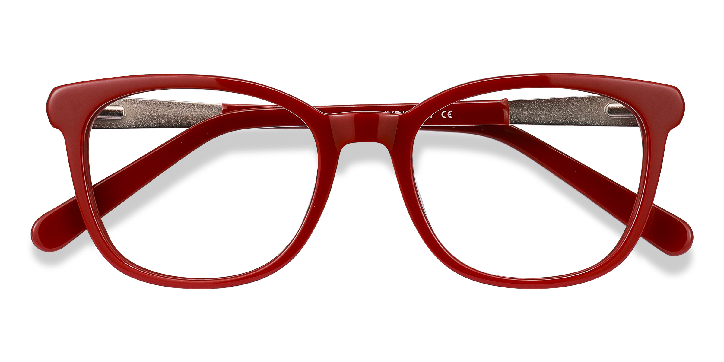 Burgundy Kat -  Acetate-metal Lunettes de vue