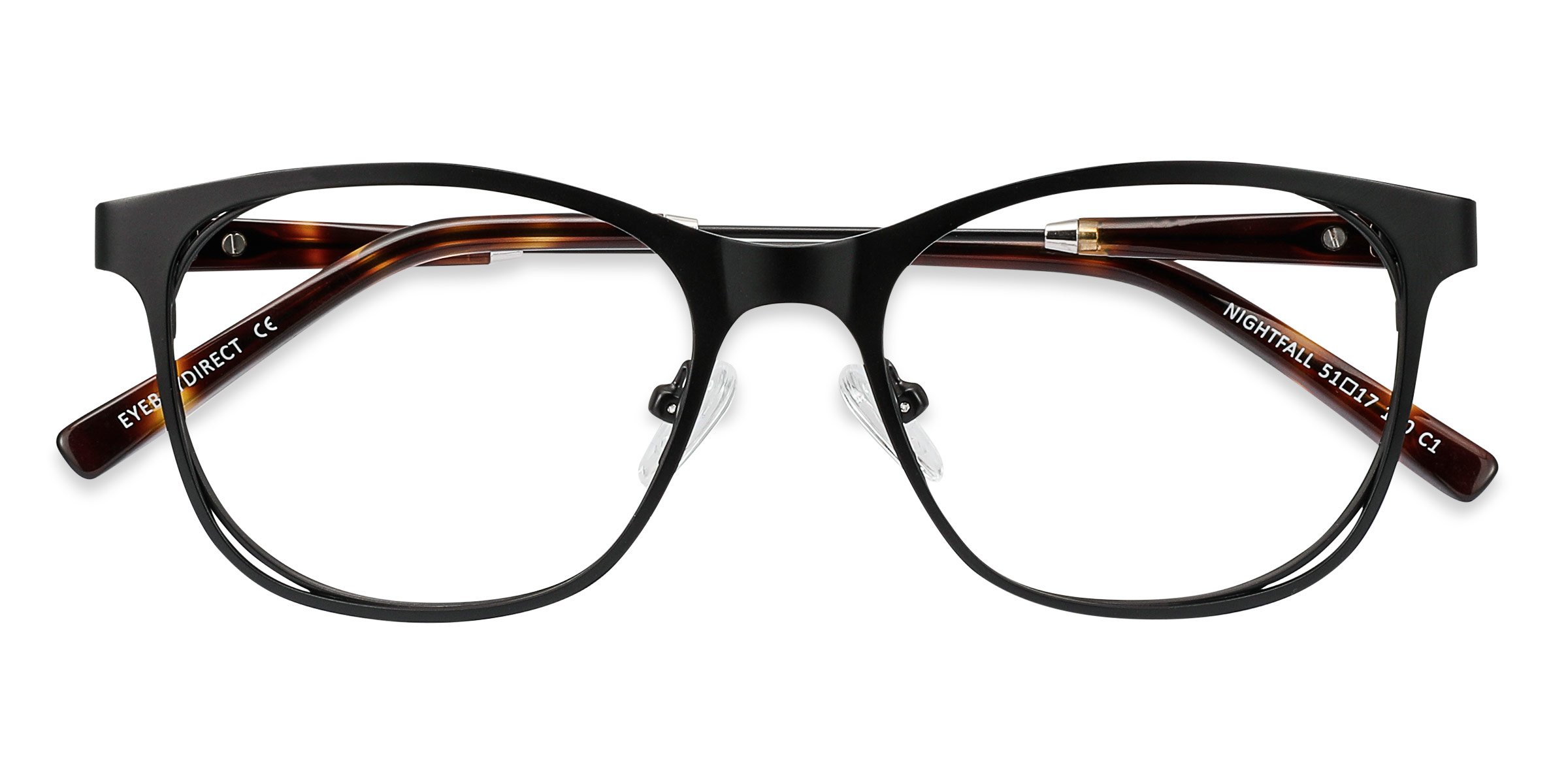 Noir Nightfall -  Métal Lunettes de vue