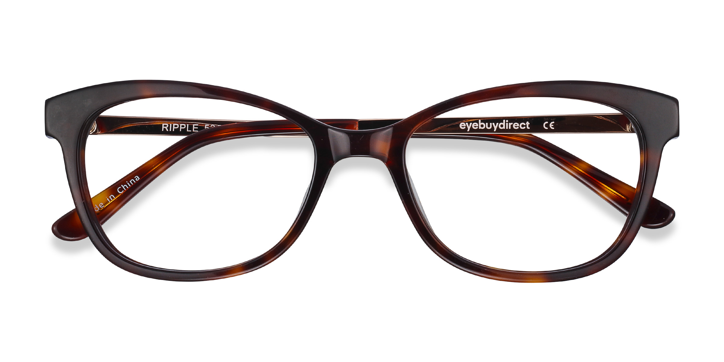 Tortoise Ripple -  Acetate-metal Eyeglasses