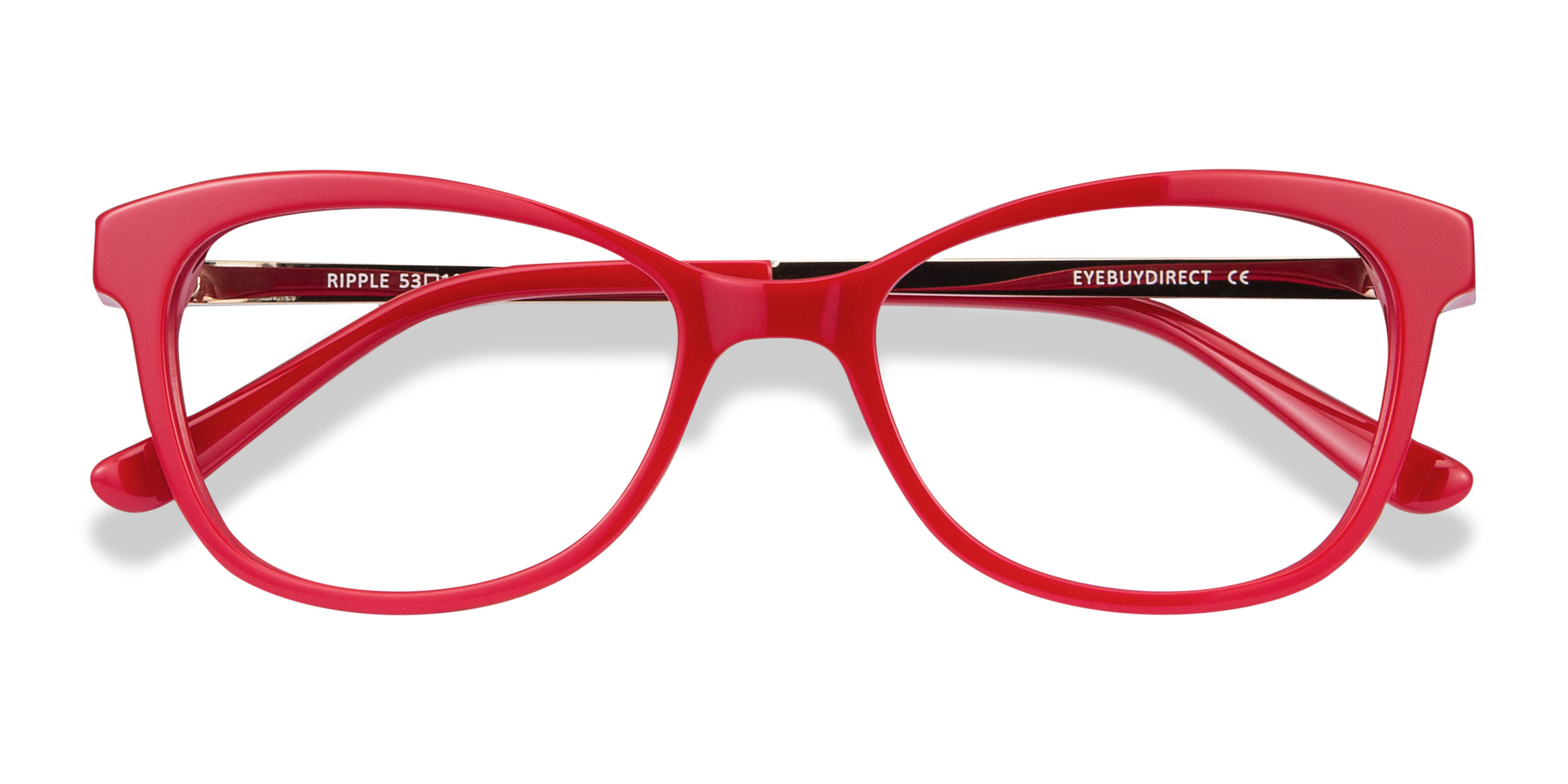 Red Ripple -  Acetate-metal Eyeglasses