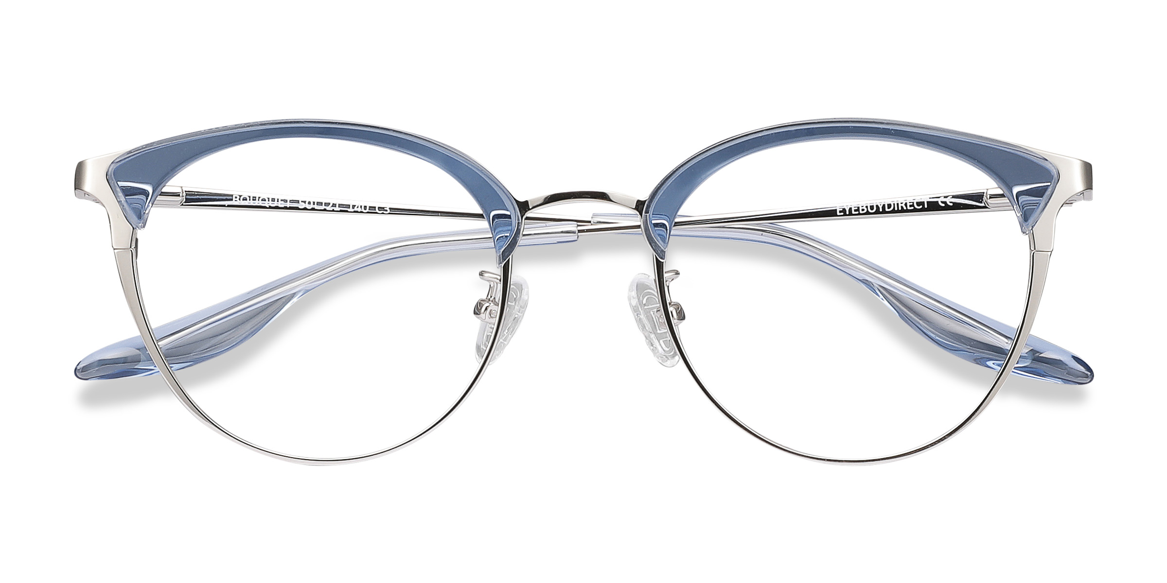 Blue Silver Bouquet -  Acetate-metal Eyeglasses