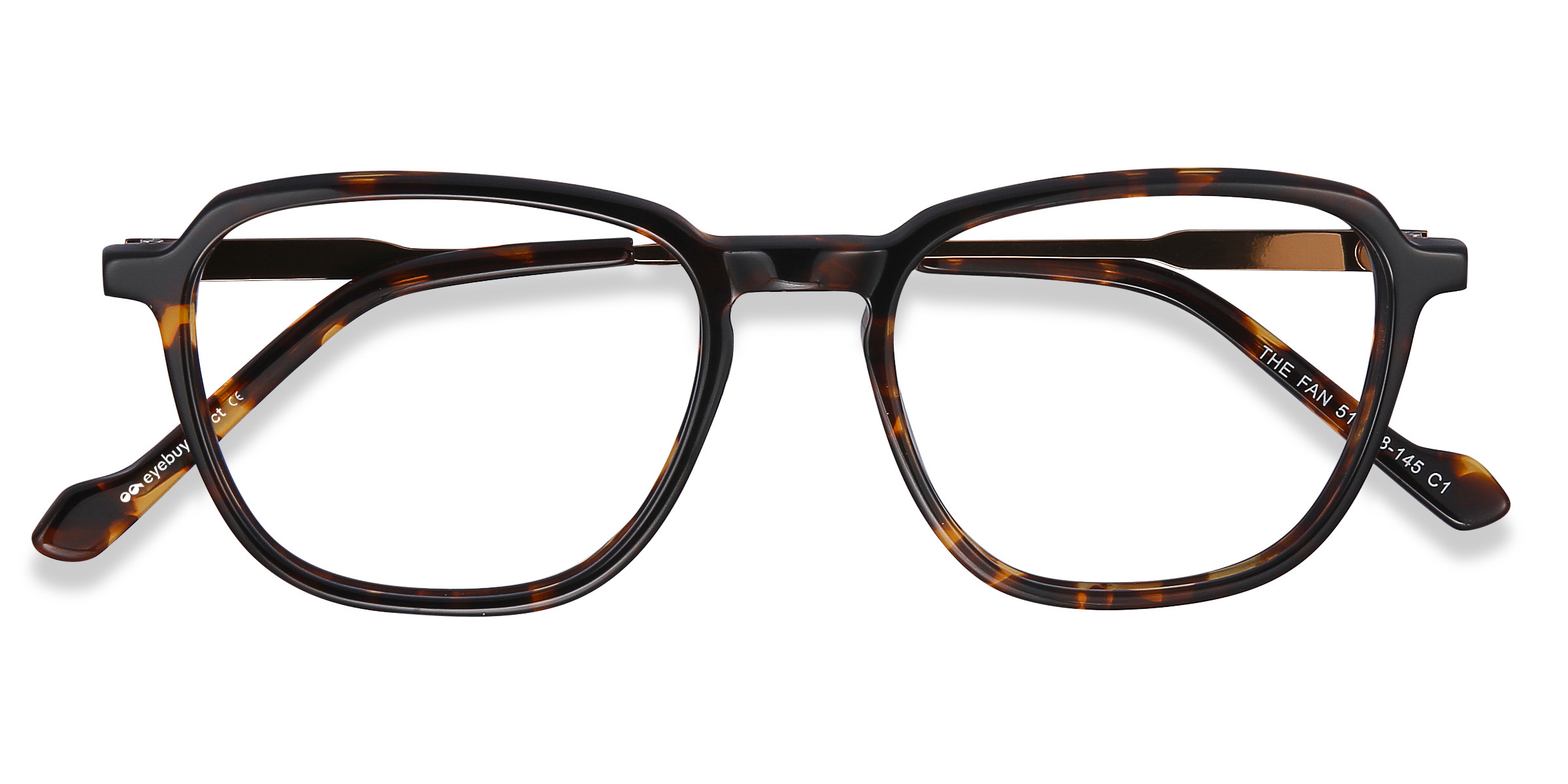 Tortoise The Fan -  Acetate-metal Eyeglasses