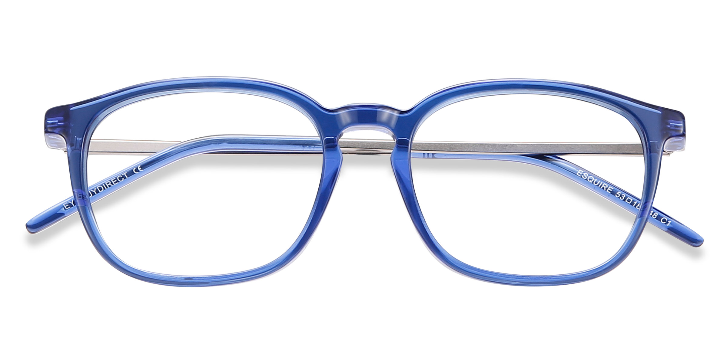 Bleu Esquire -  Acetate-metal Lunettes de vue