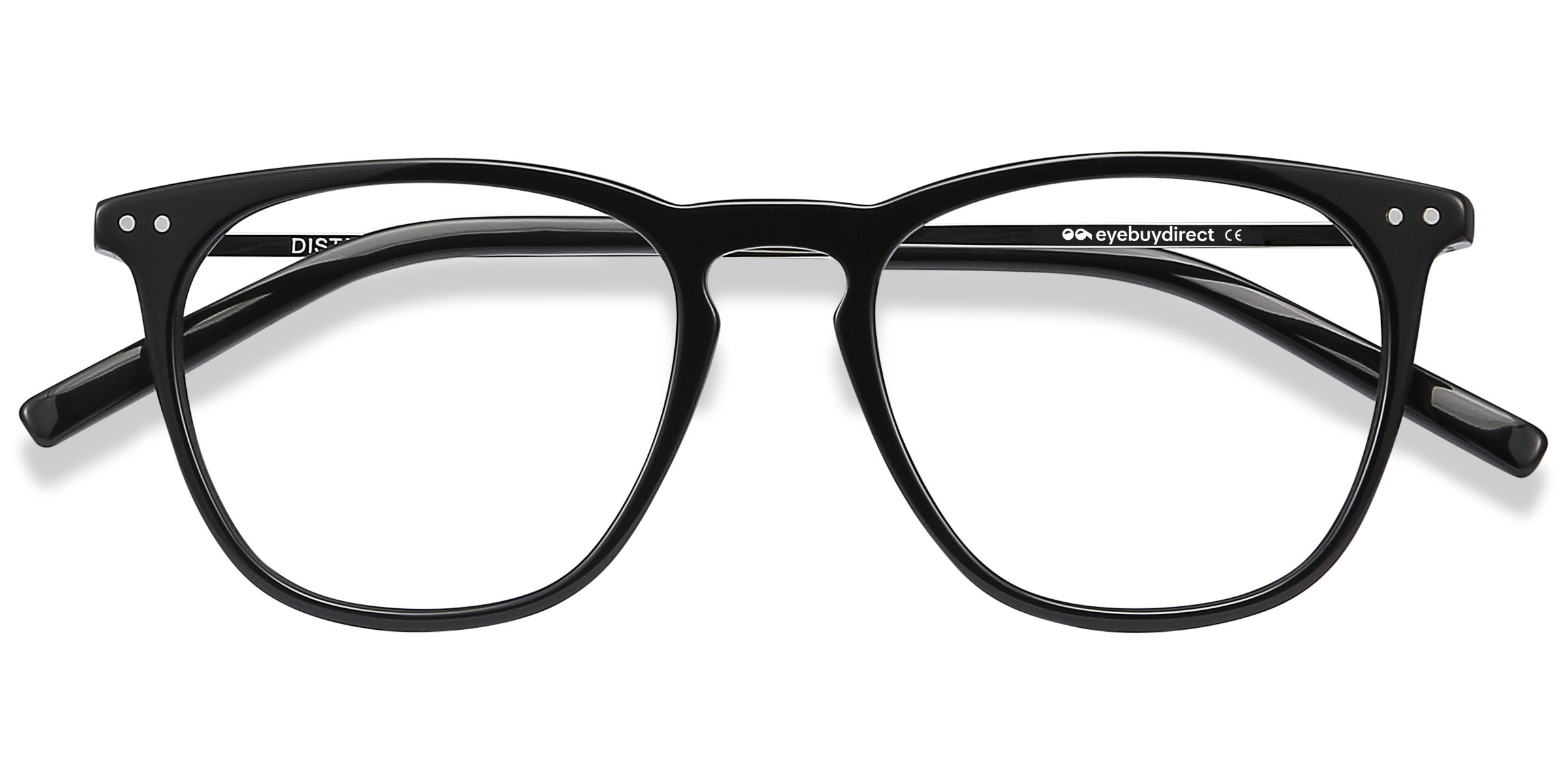 Black Distance -  Acetate-metal Eyeglasses