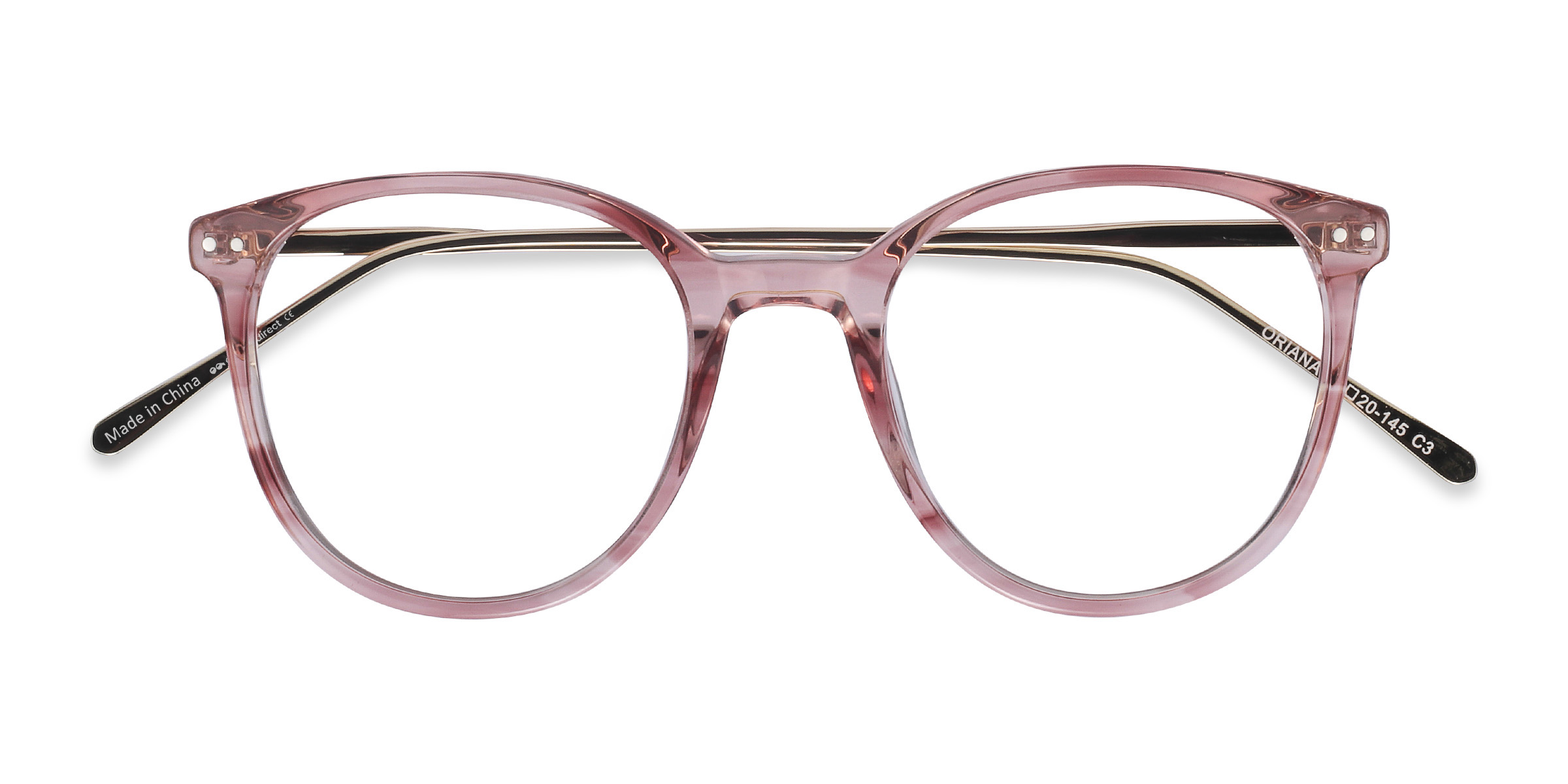 Pink Oriana -  Acetate-metal Eyeglasses