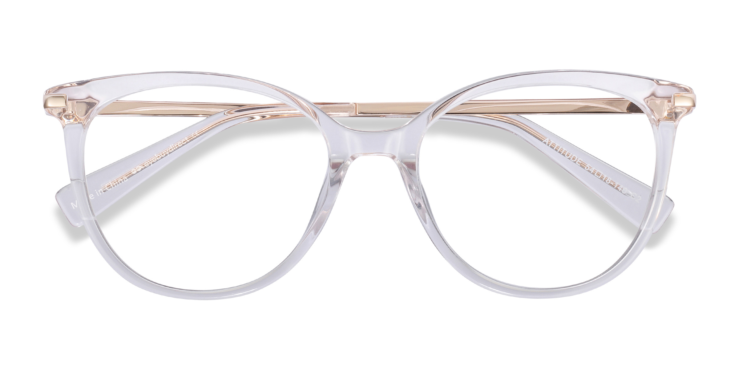 Transparent Attitude -  Acetate-metal Lunettes de vue