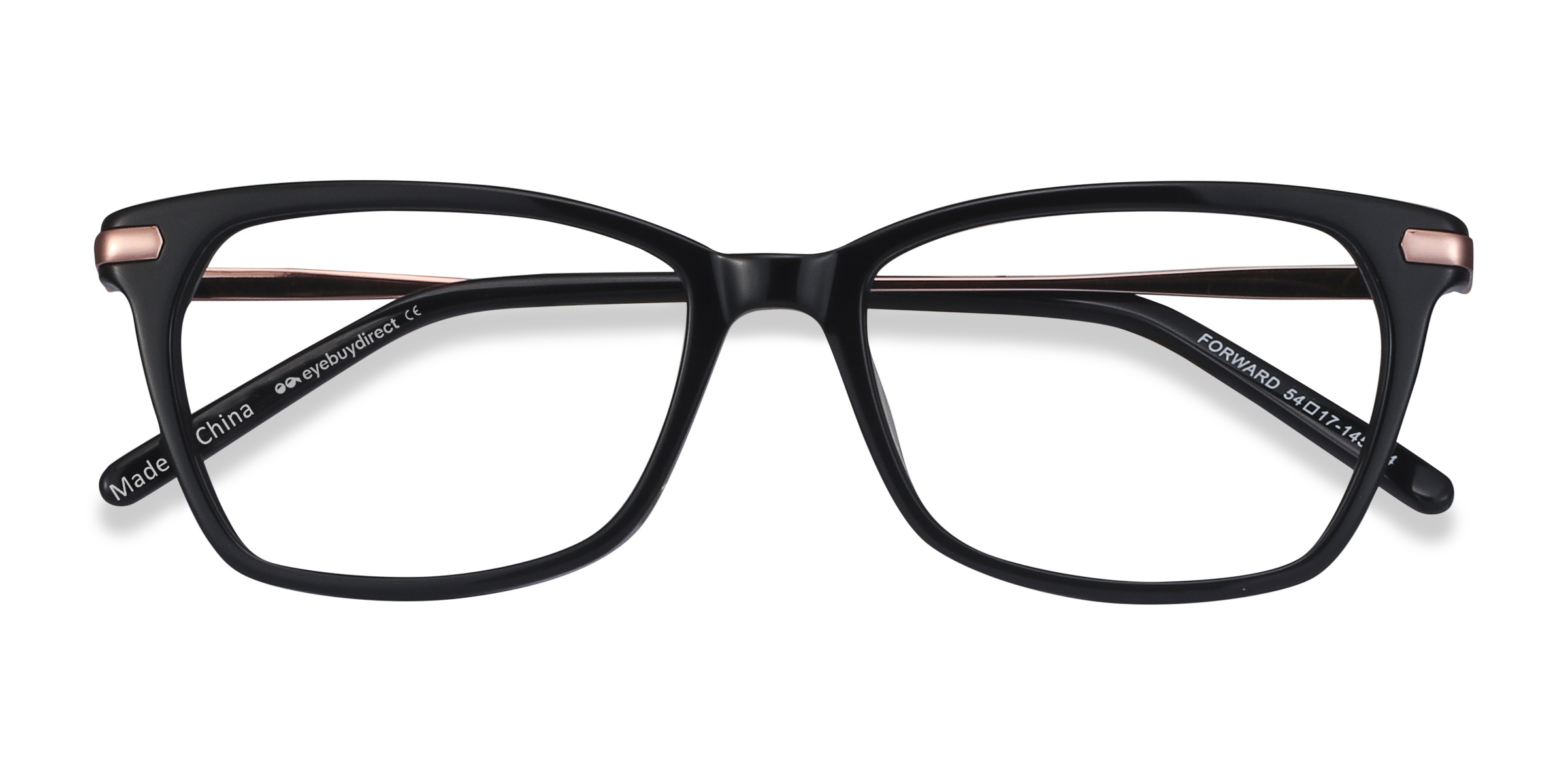 Black Forward -  Acetate-metal Eyeglasses