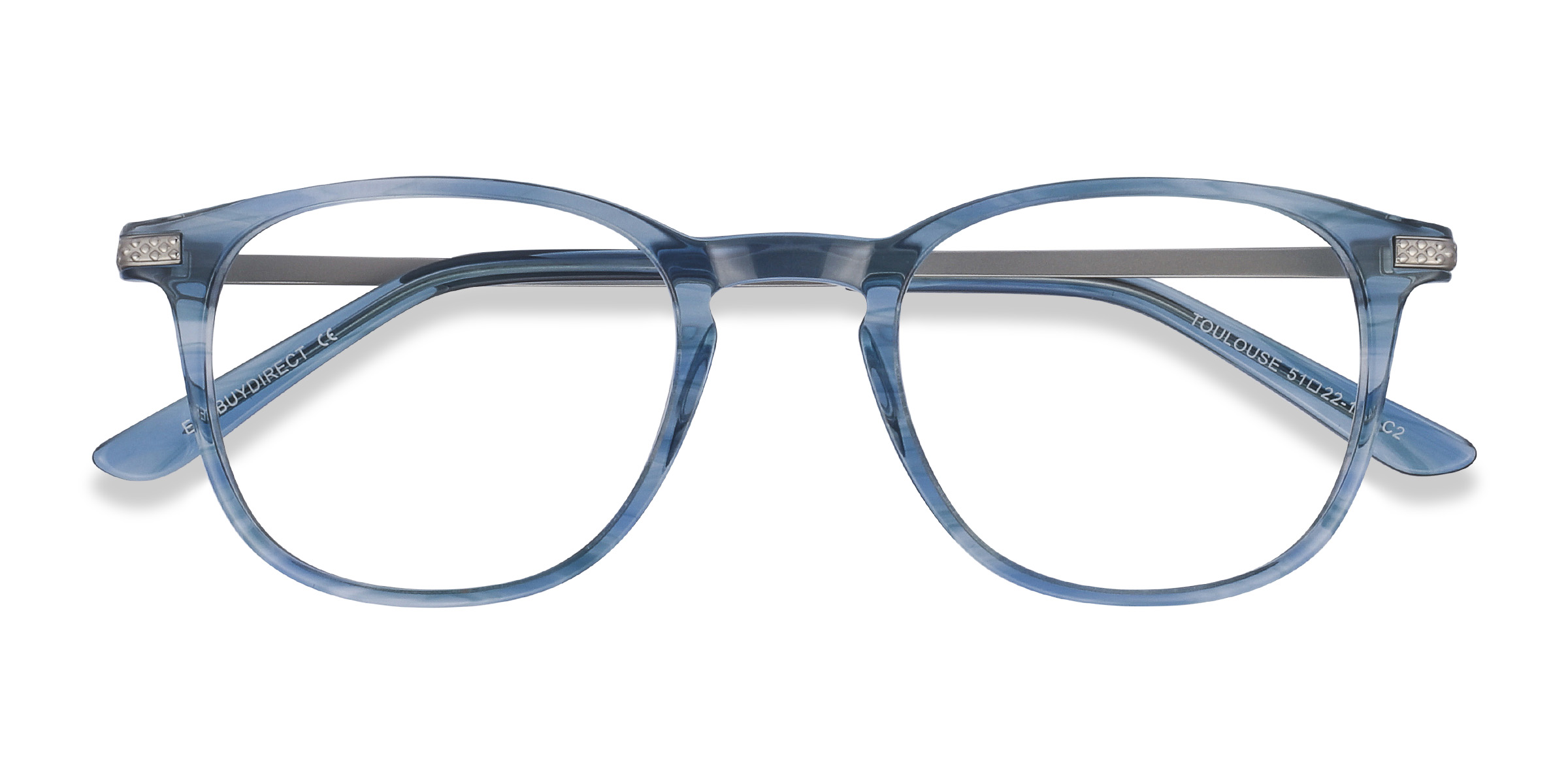 Bleu Toulouse -  Acetate-metal Lunettes de vue