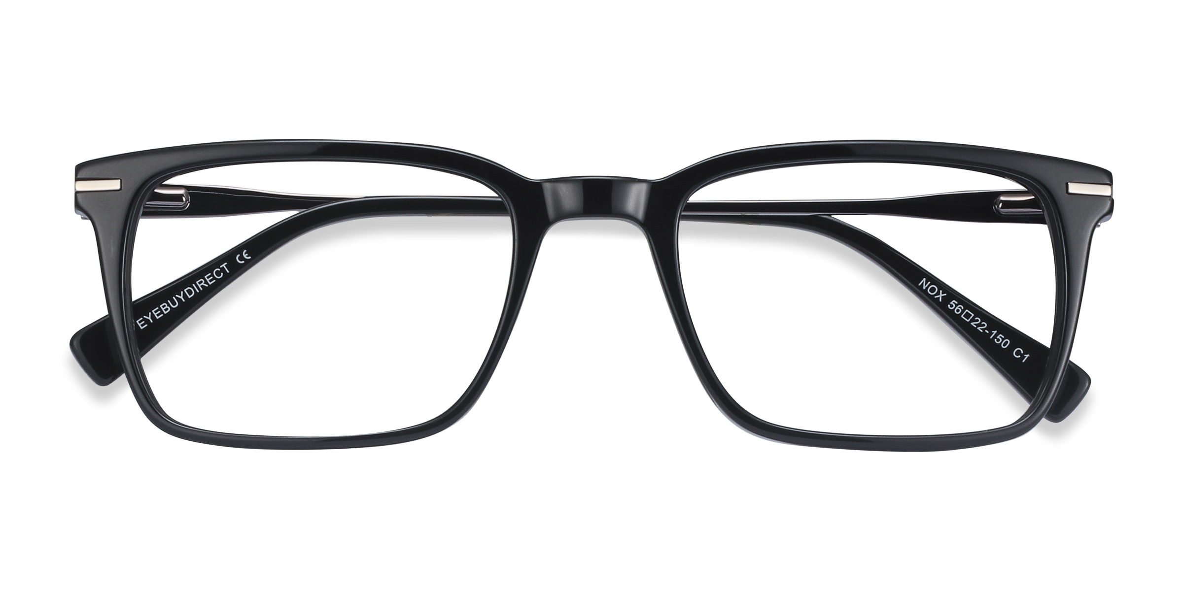 Noir Nox -  Acetate-metal Lunettes de vue