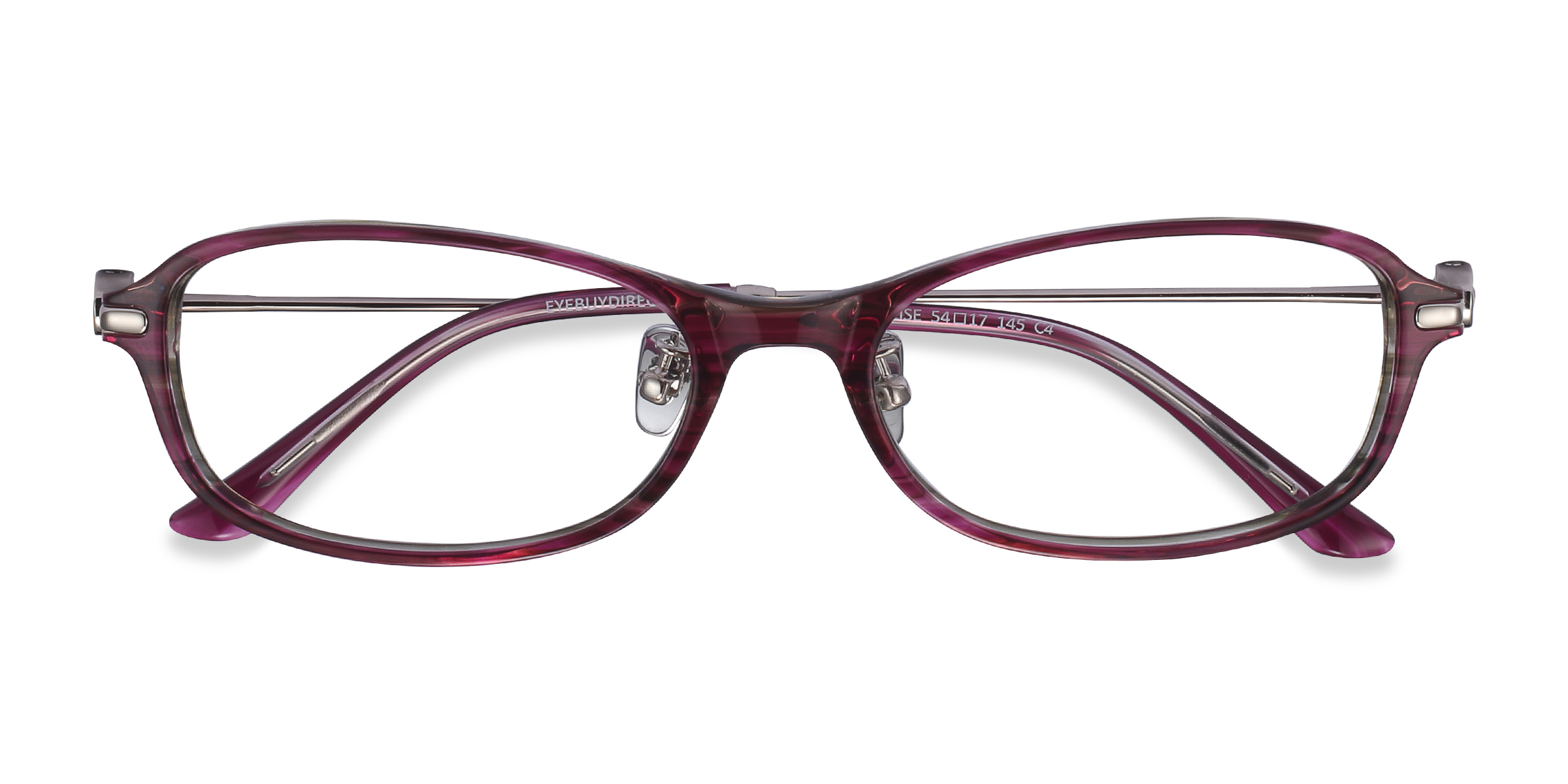 Pink Striped Lise -  Acetate Eyeglasses