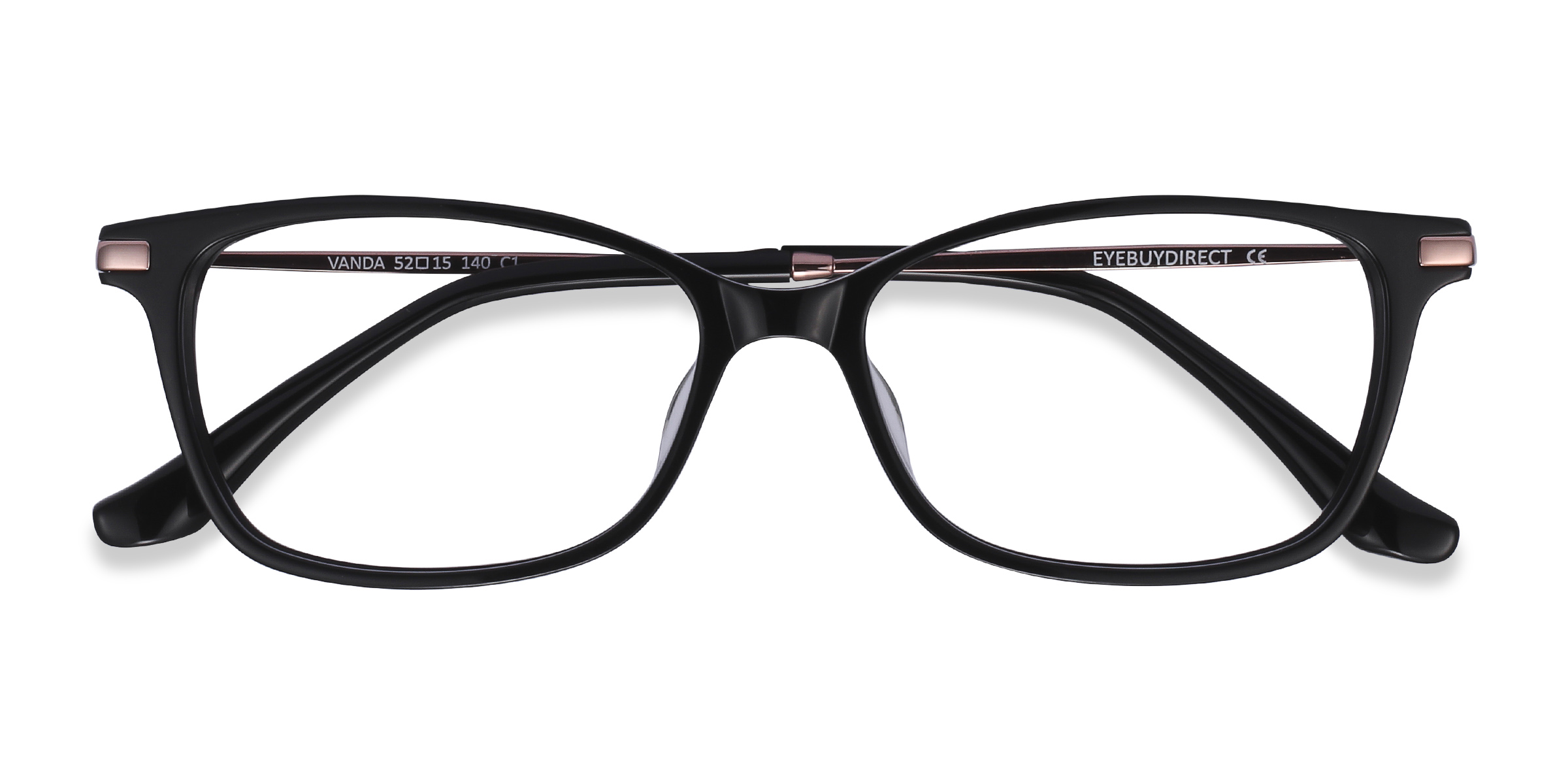 Black Vanda -  Acetate Eyeglasses