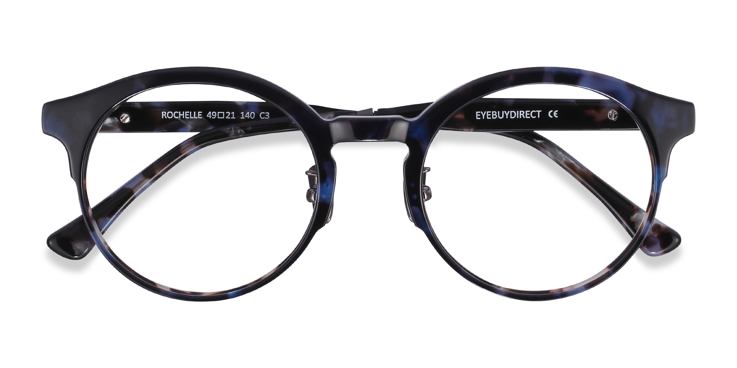 Blue Tortoise Rochelle -  Acetate Eyeglasses