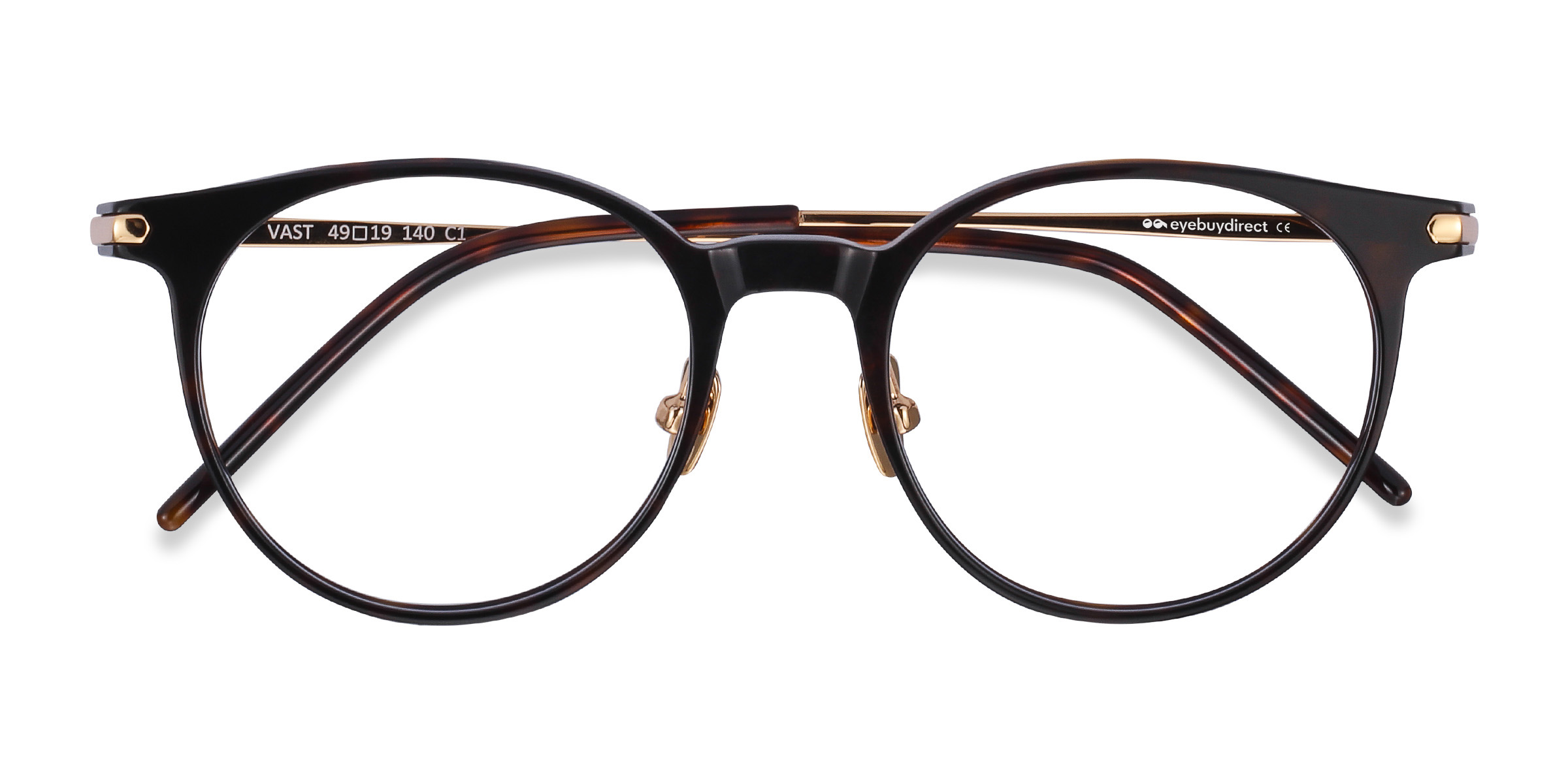 Tortoise Vast -  Acetate-metal Eyeglasses