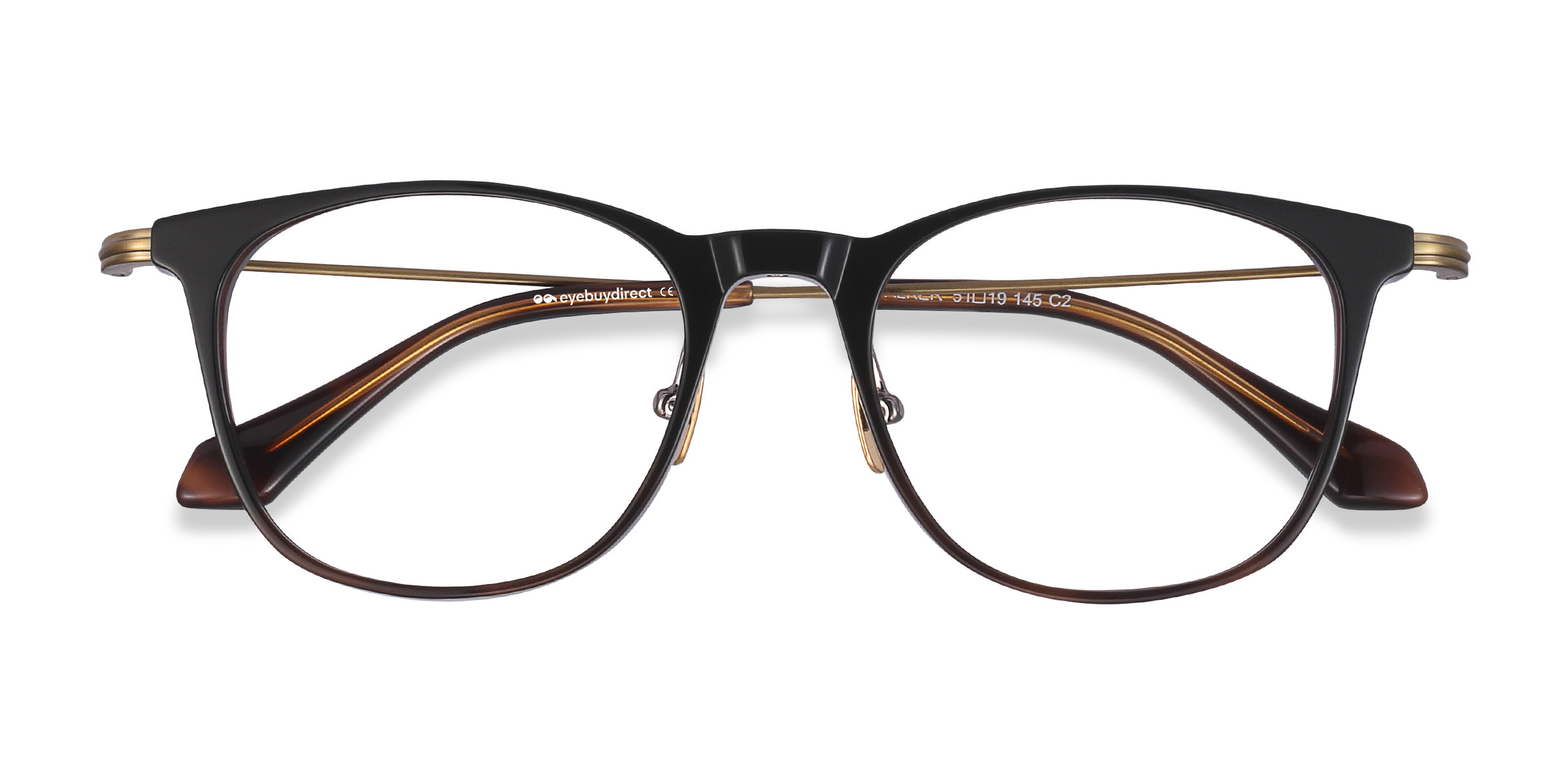 Black Brown Walker -  Acetate-metal Lunettes de vue