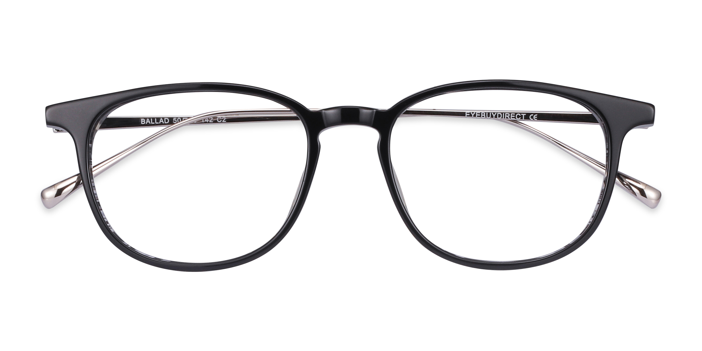 Black Clear Ballad -  Acetate Eyeglasses