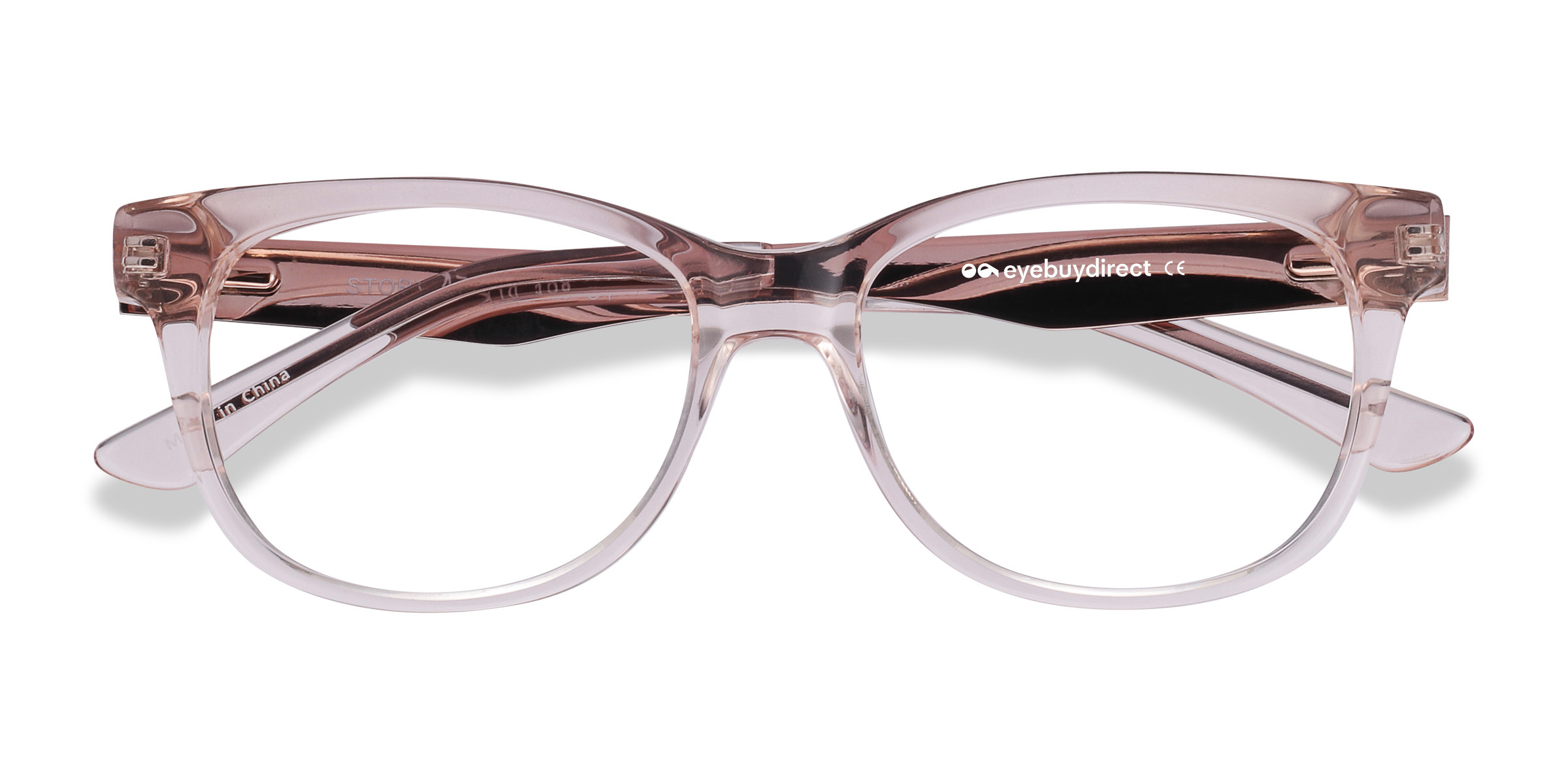 Clear Pink Story -  Acetate-metal Lunettes de vue