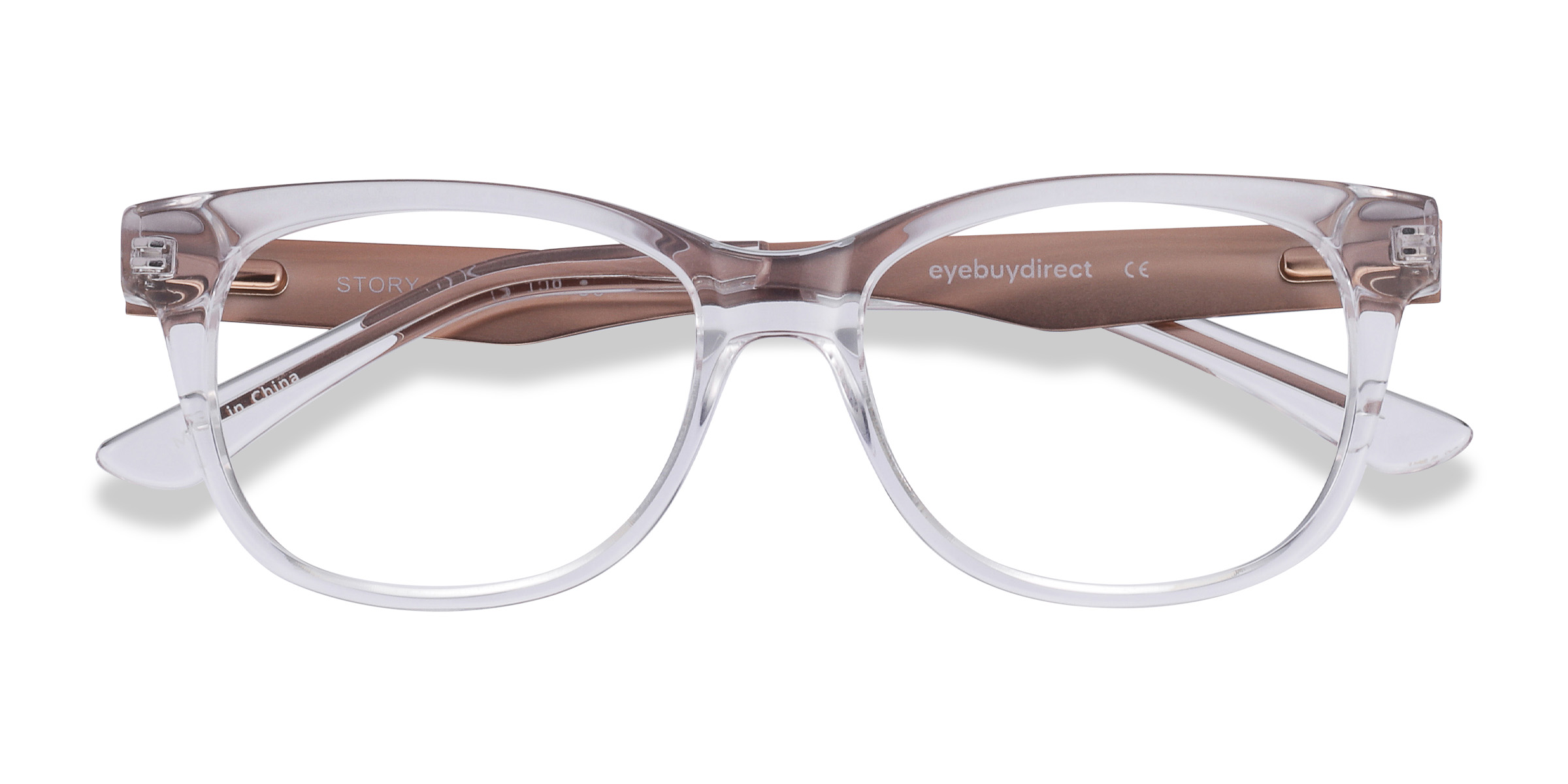 Clear Story -  Acetate-metal Eyeglasses
