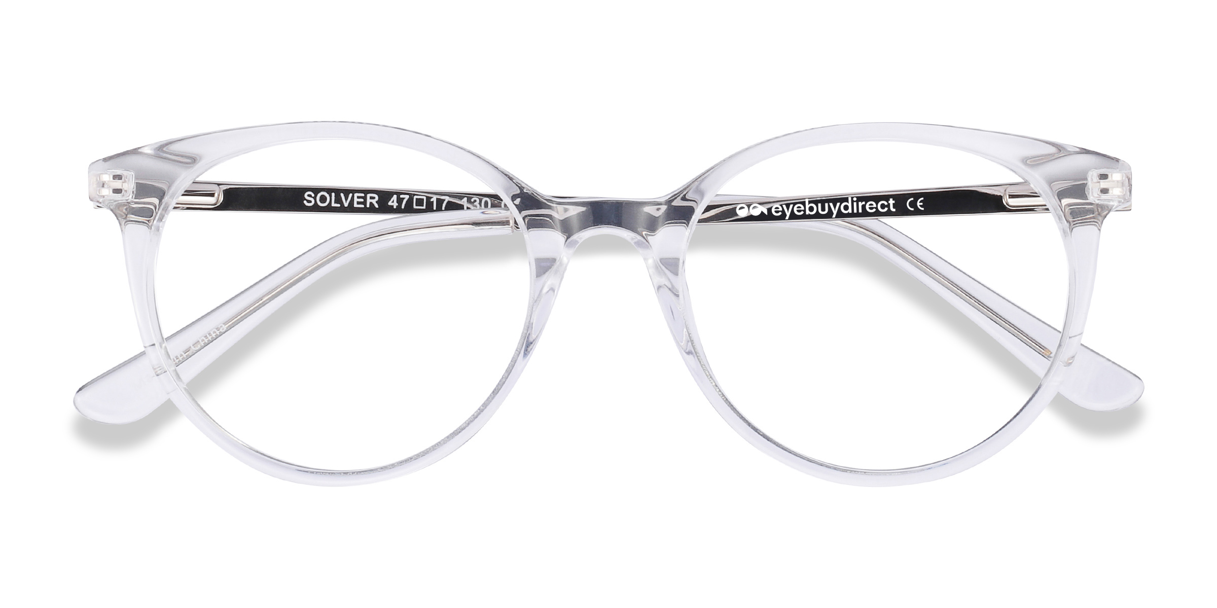 Transparent Solver -  Acetate-metal Lunettes de vue