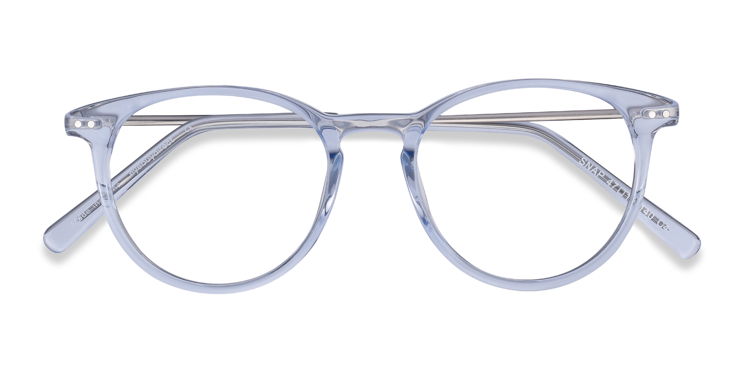 Clear Blue Snap - Acetate-metal Lunettes de vue