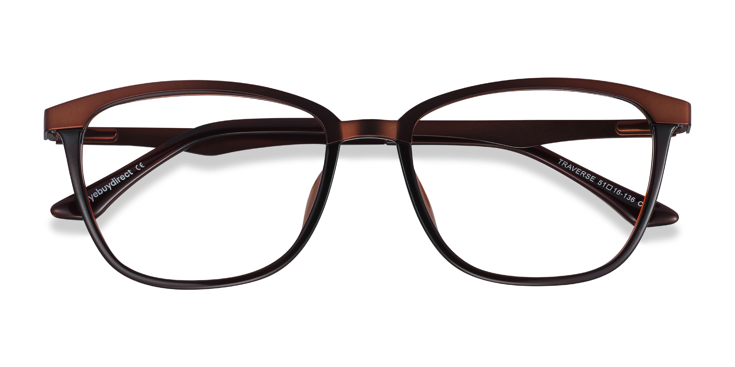 Coffee Traverse -  Acetate-metal Eyeglasses