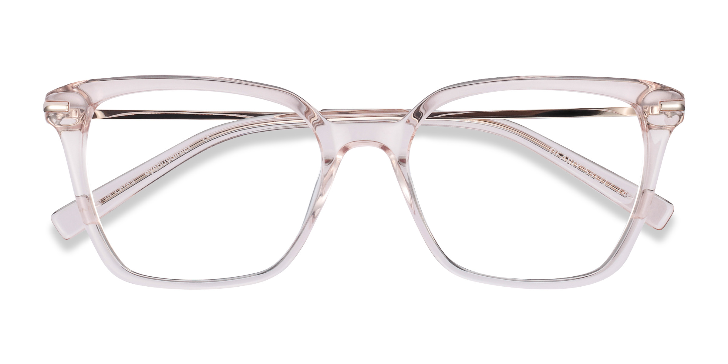 Clear Beige Dearly -  Acetate-metal Lunettes de vue