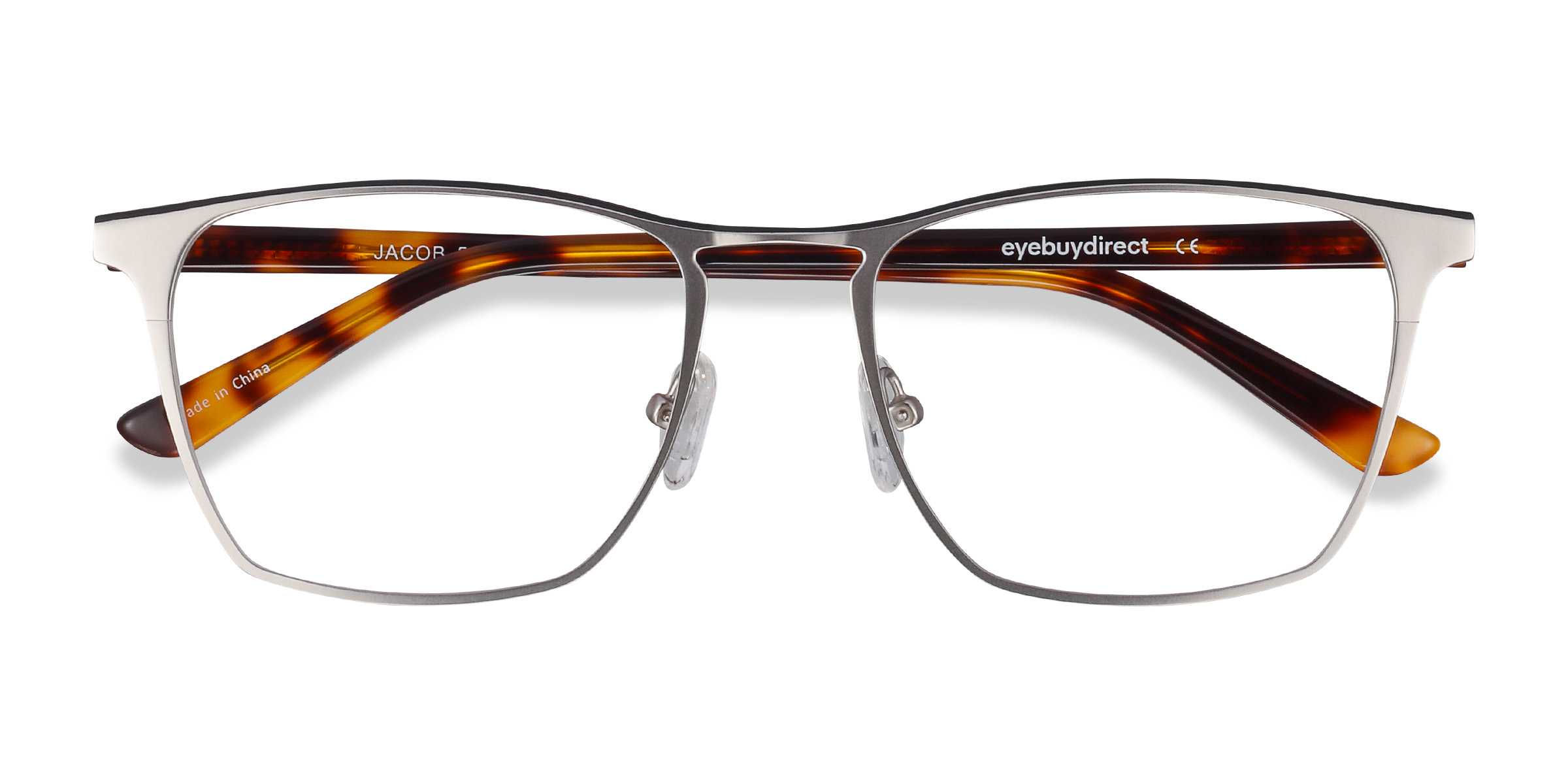 Silver & Tortoise Jacob -  Acetate-metal Eyeglasses
