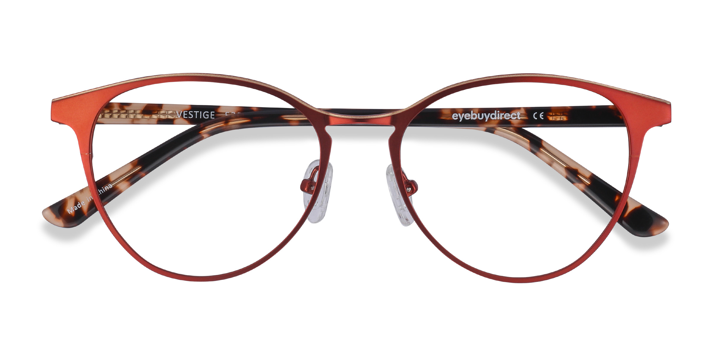 Rouge Vestige -  Acetate-metal Lunettes de vue