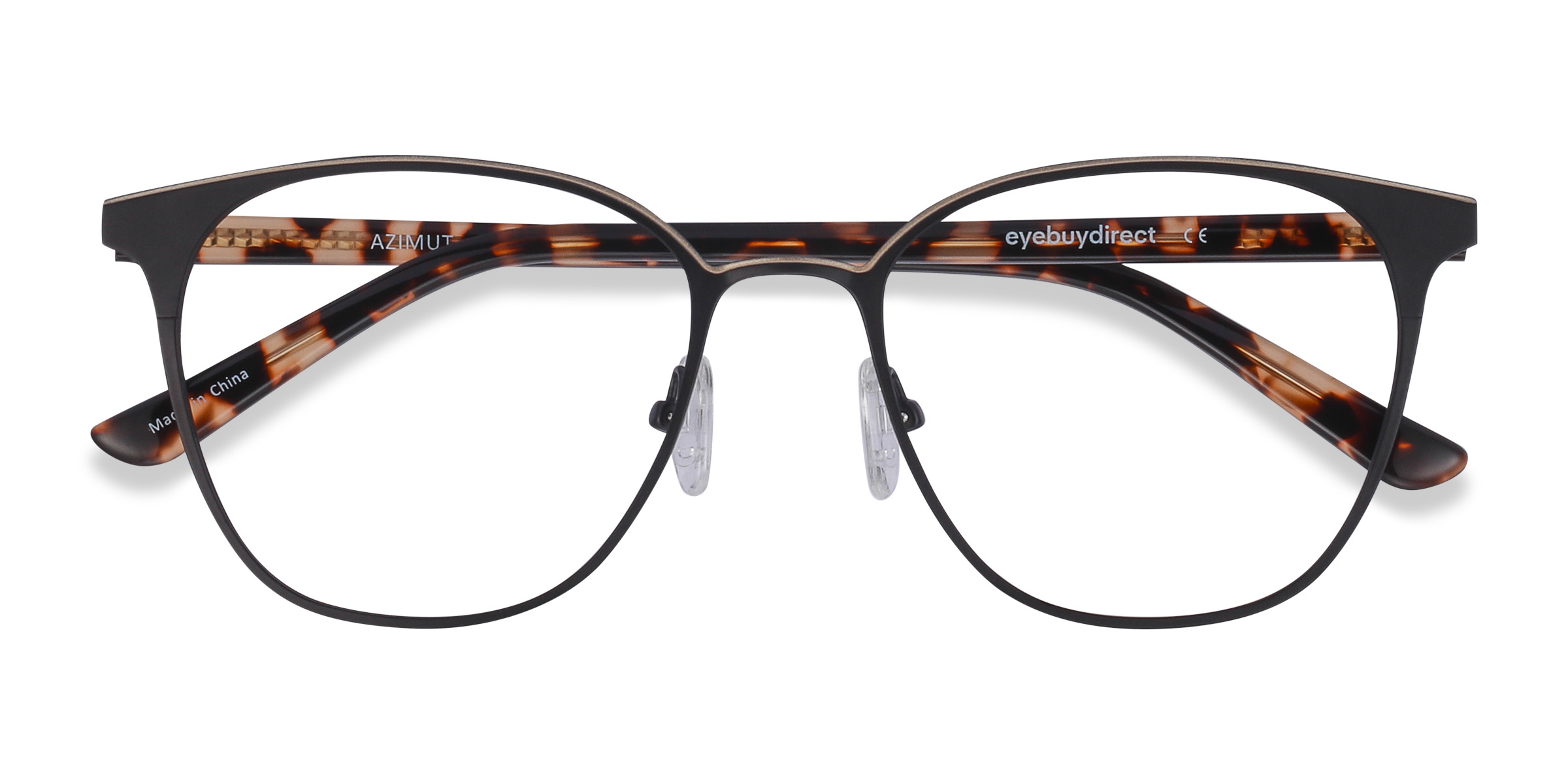 Black Azimut -  Acetate-metal Eyeglasses