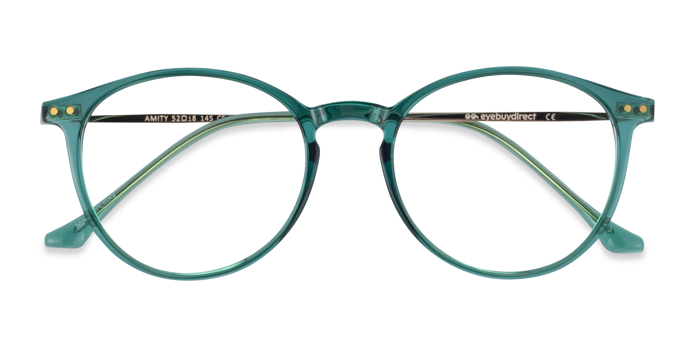 Emerald Green Amity -  Plastic-metal Eyeglasses